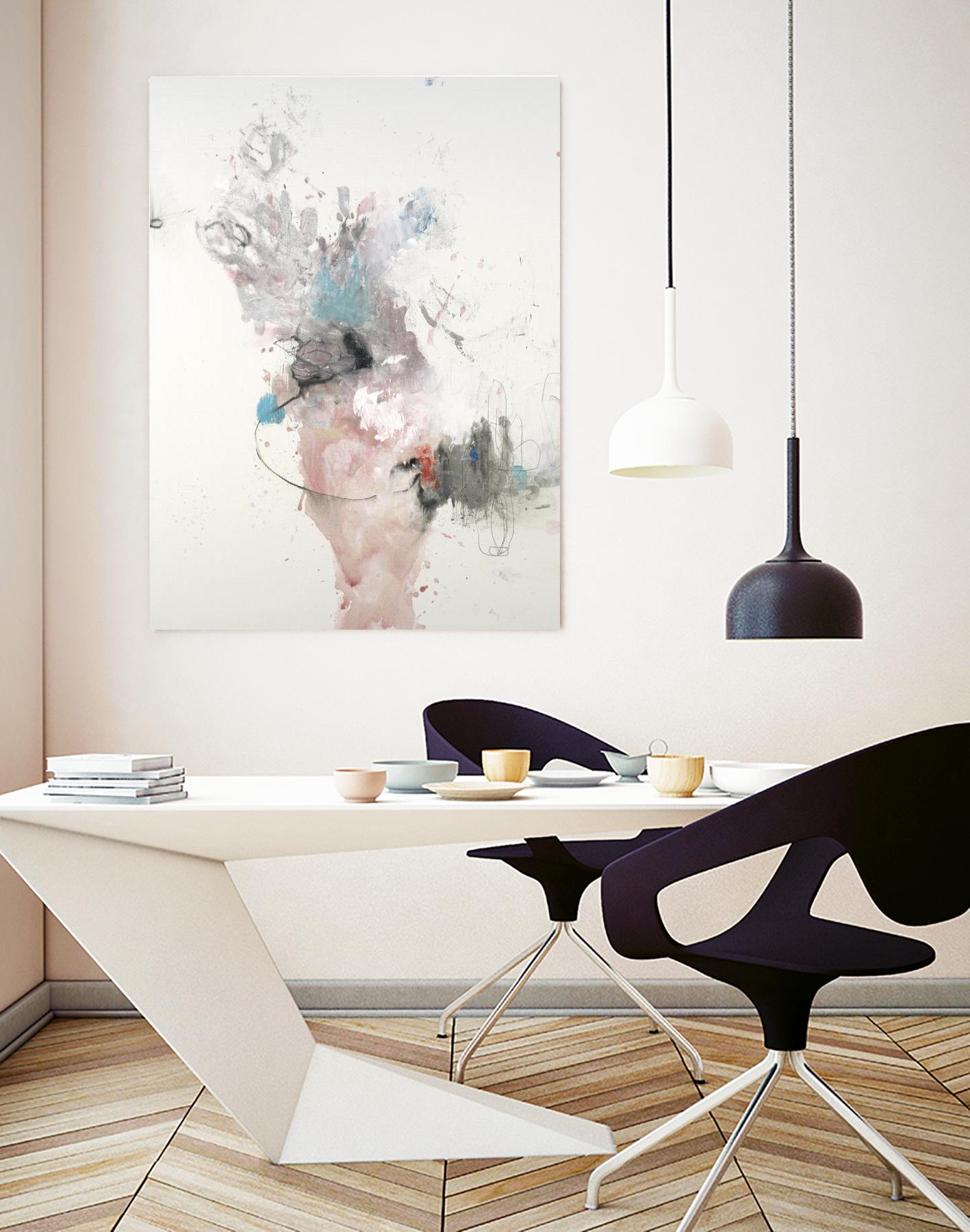 Declaration by L. Baines on GIANT ART - grey abstract