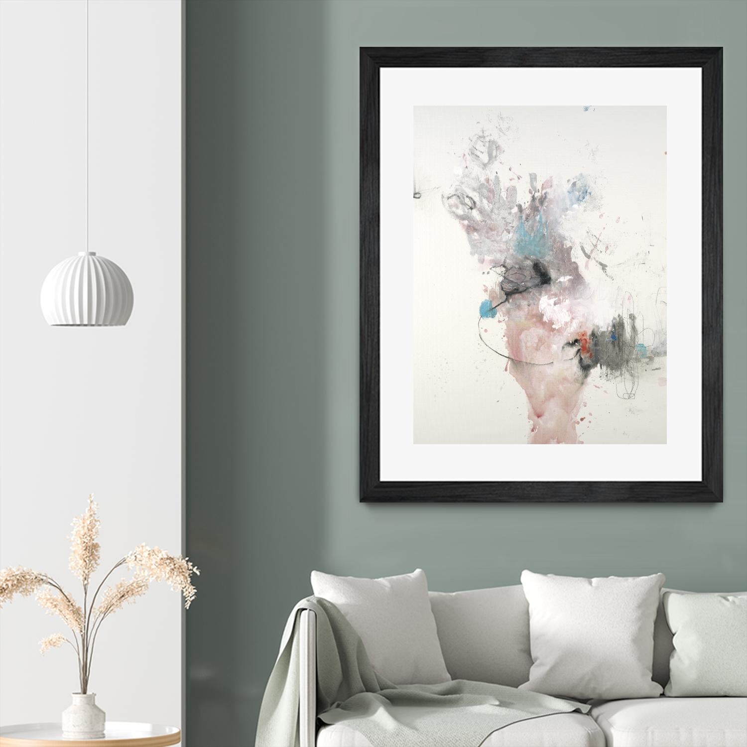 Declaration by L. Baines on GIANT ART - grey abstract