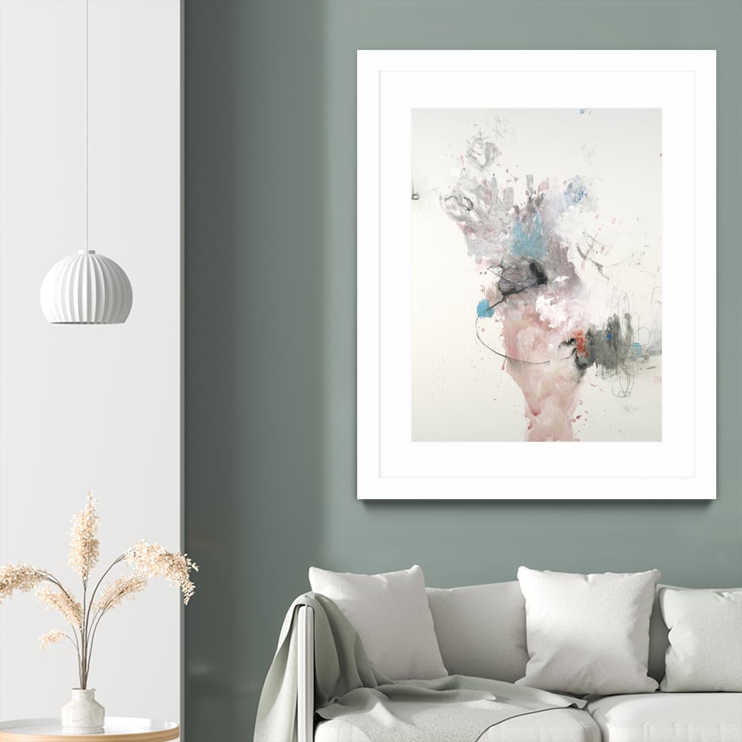 Declaration by L. Baines on GIANT ART - grey abstract