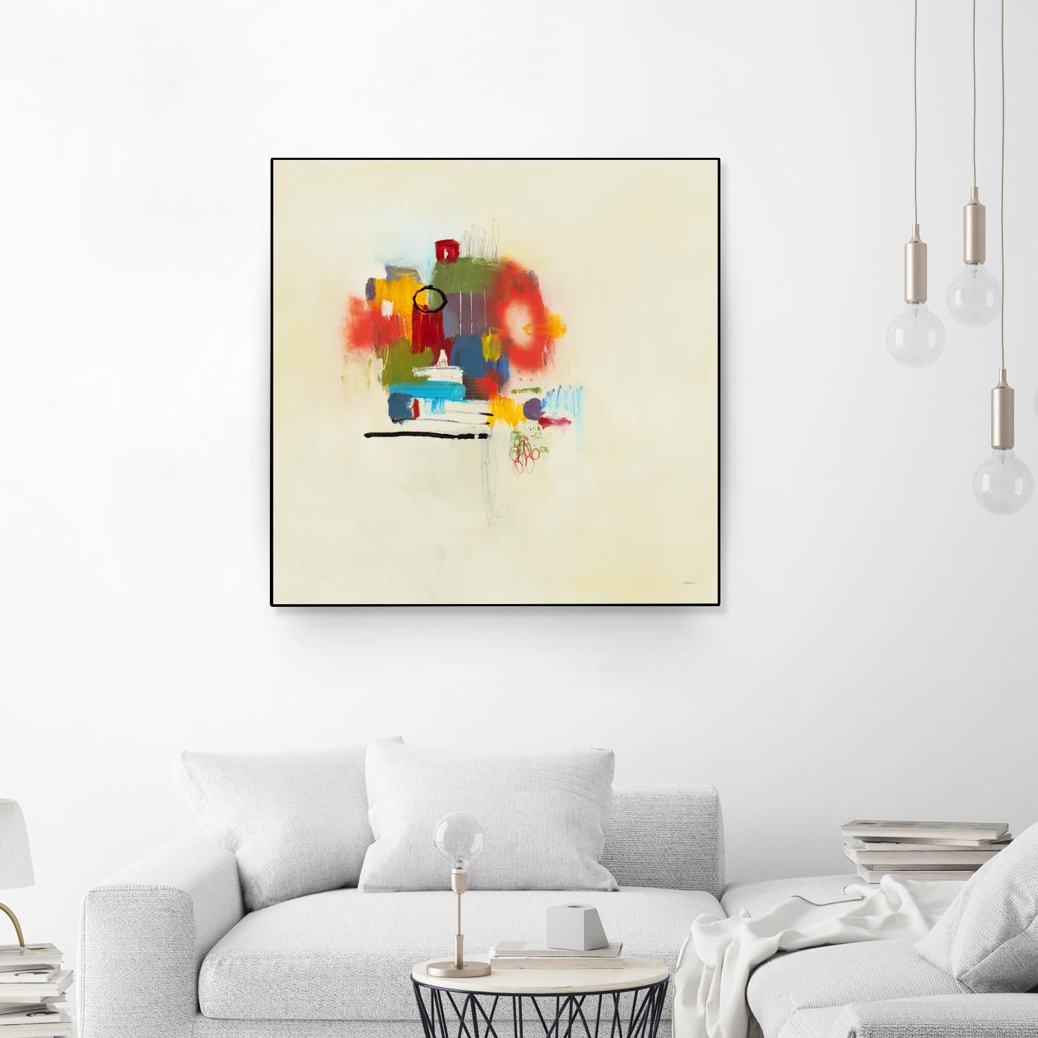 In the Beginning II by L. Baines on GIANT ART - reds abstract