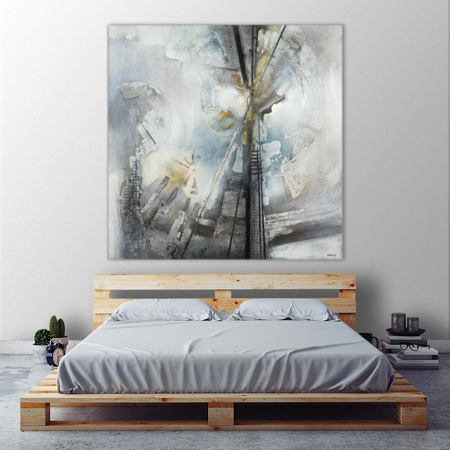 Turbine by Scott Brems on GIANT ART - neutrals abstract