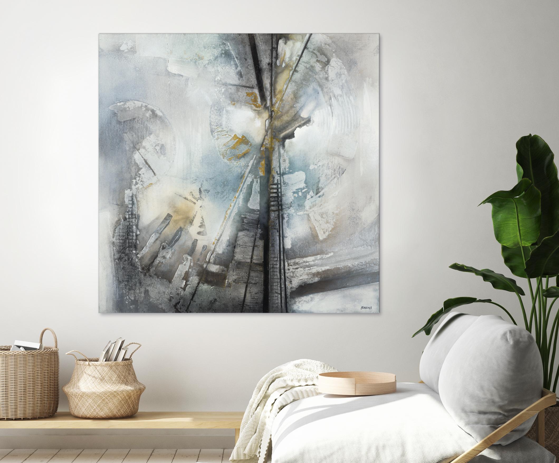 Turbine by Scott Brems on GIANT ART - neutrals abstract
