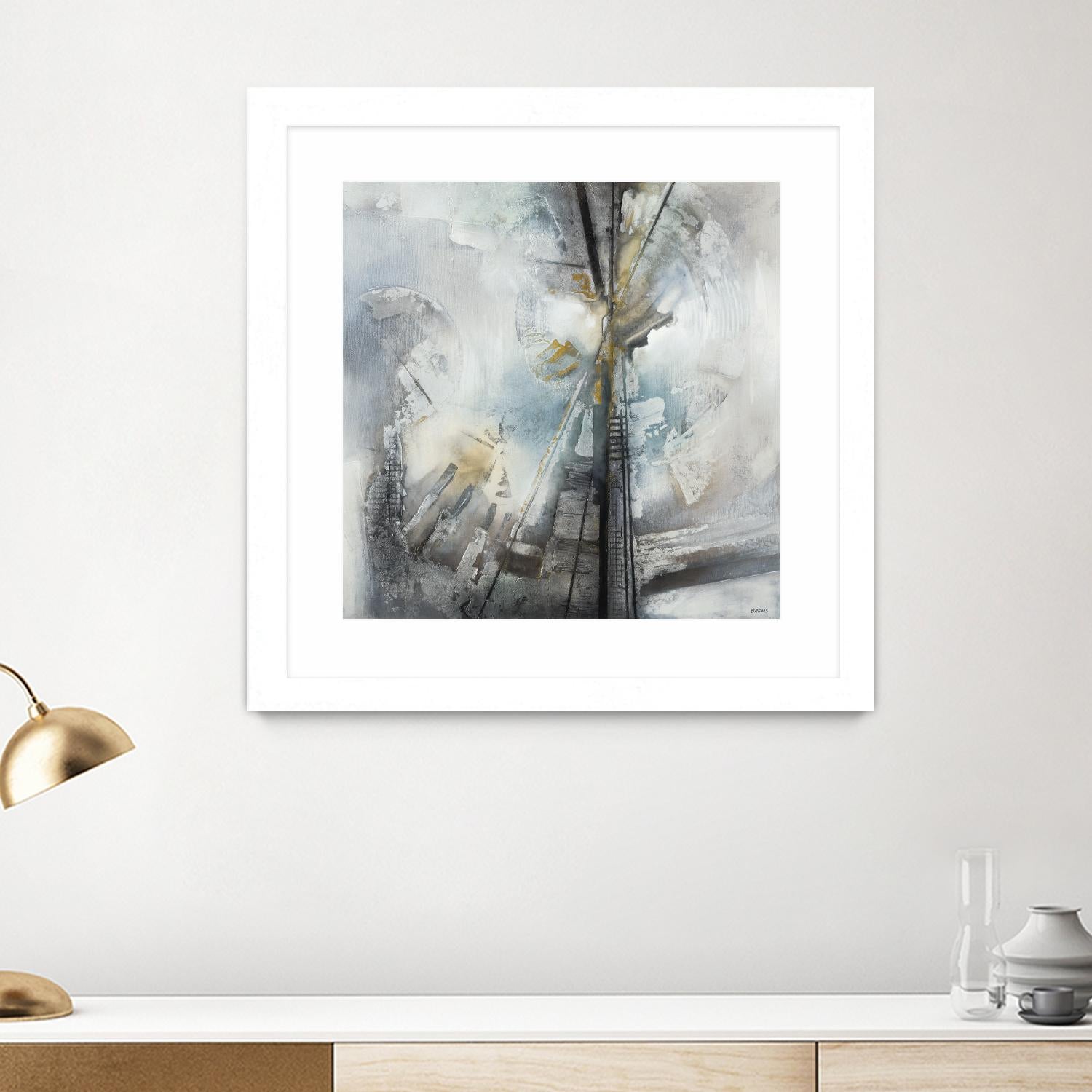 Turbine by Scott Brems on GIANT ART - neutrals abstract