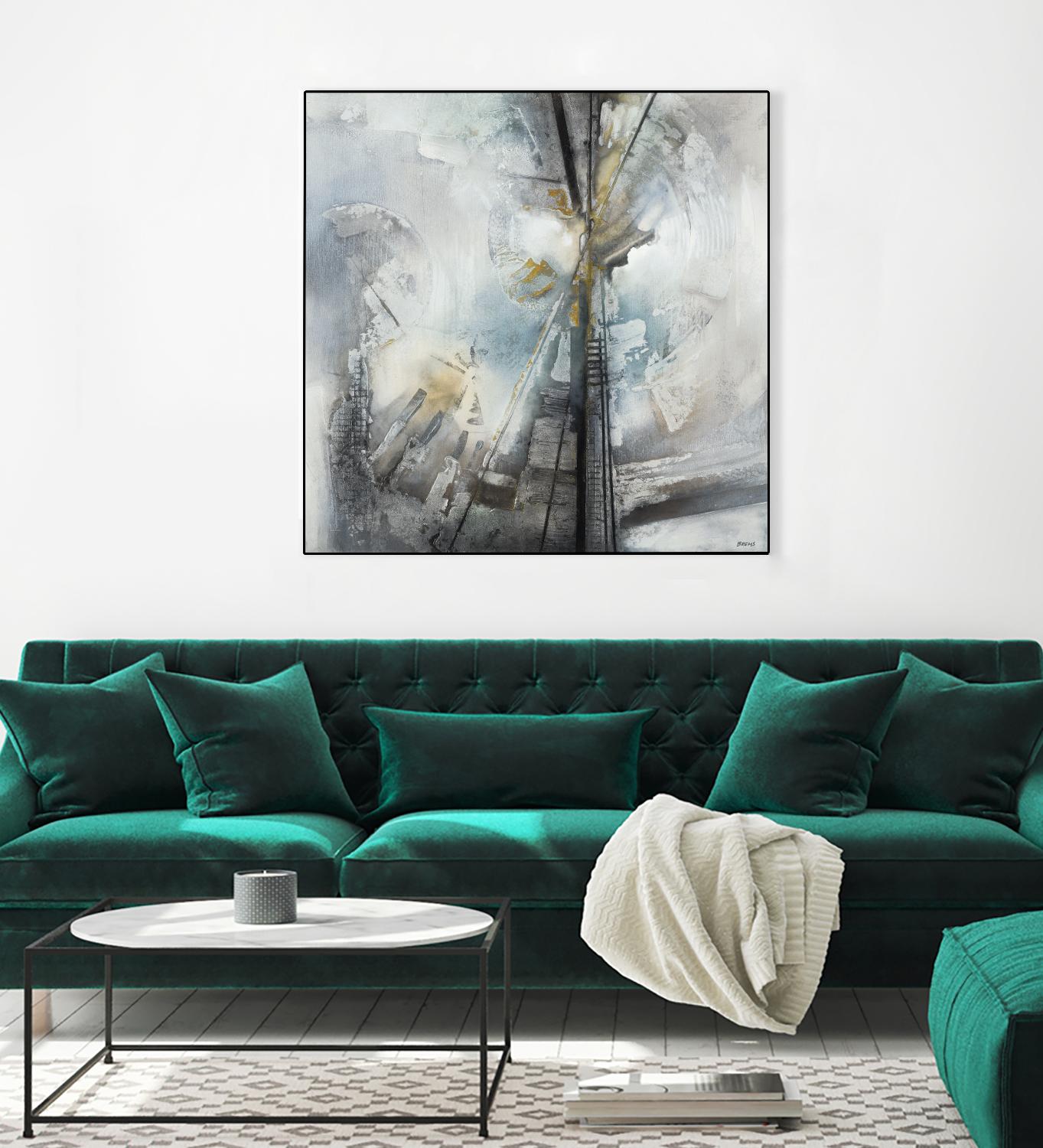 Turbine by Scott Brems on GIANT ART - neutrals abstract