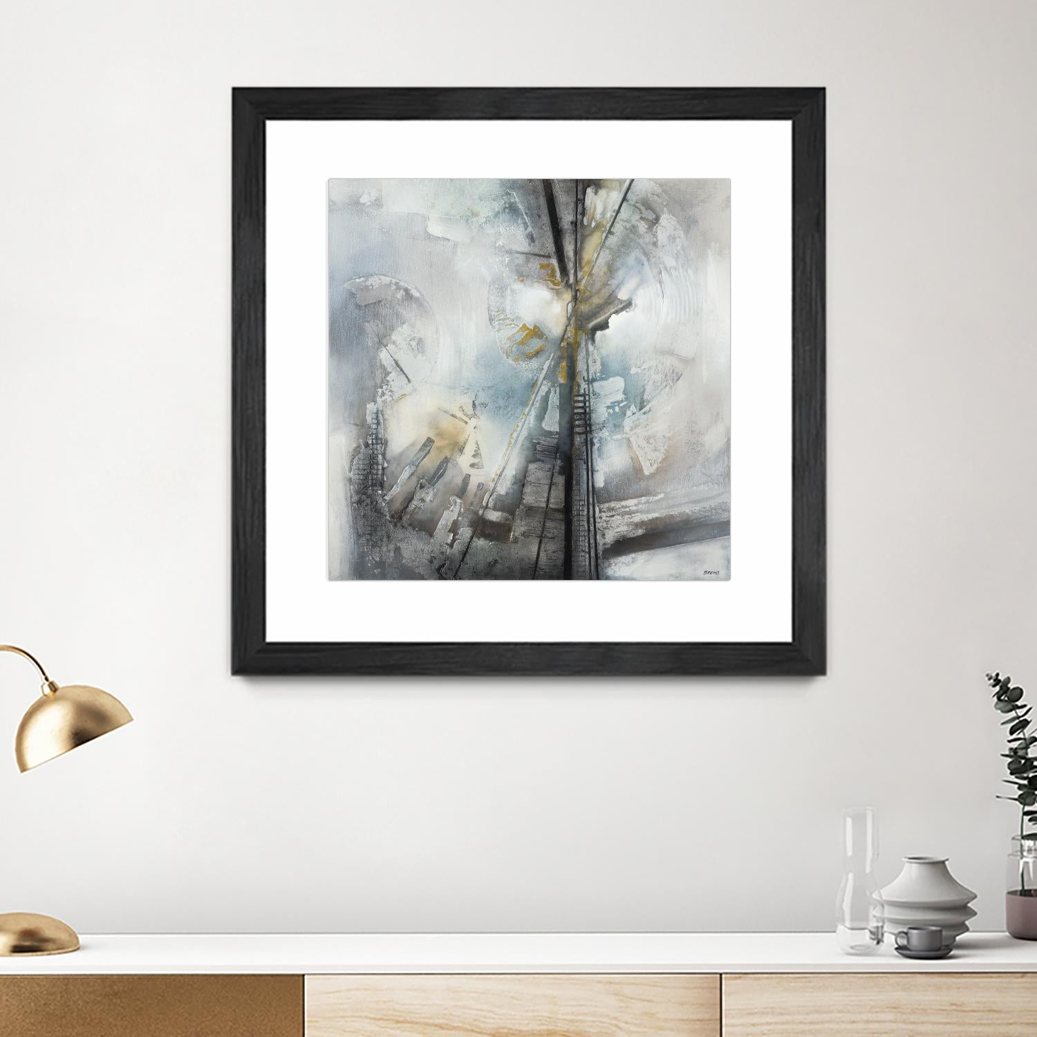 Turbine by Scott Brems on GIANT ART - neutrals abstract