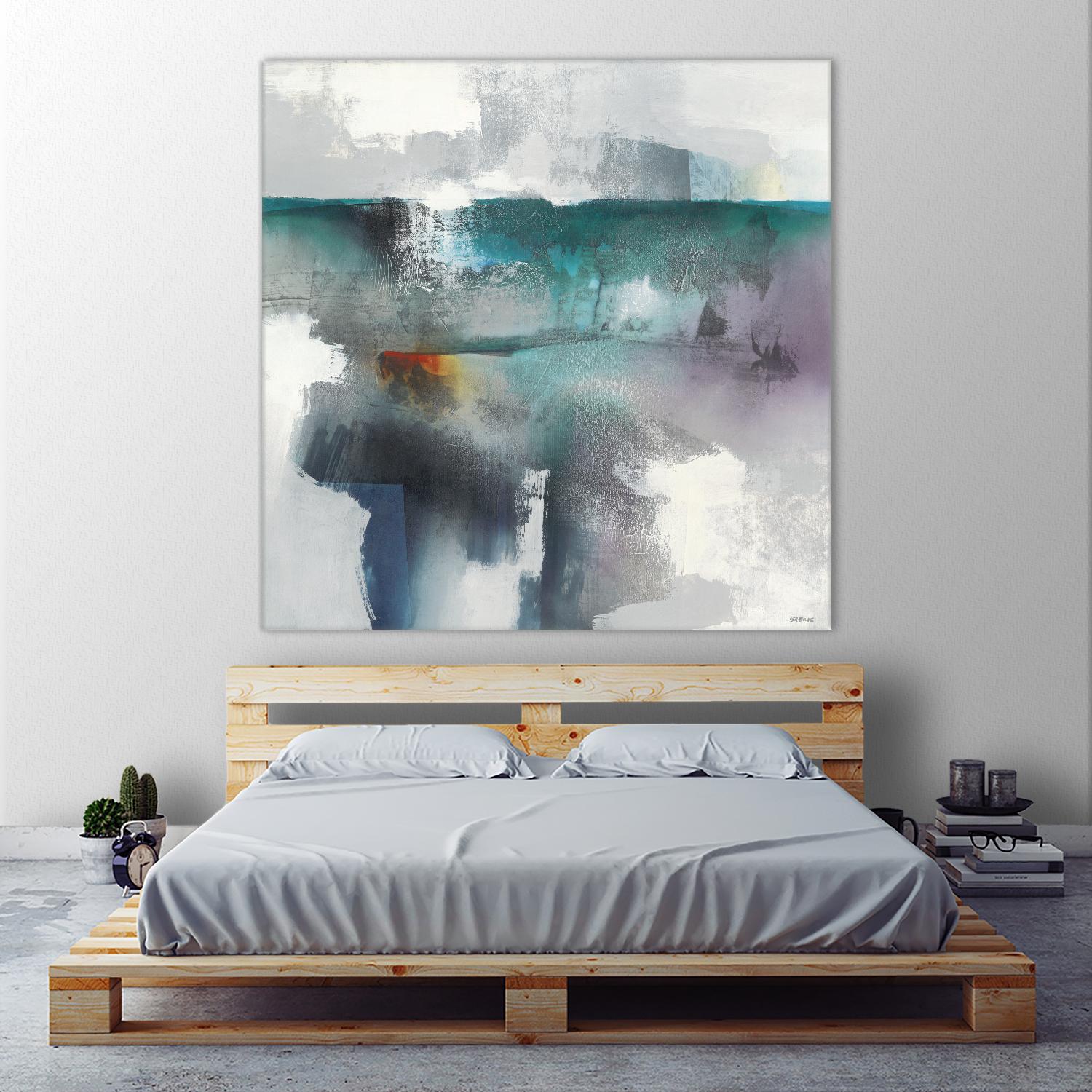 Subsurface I by Scott Brems on GIANT ART - blues organic shapes