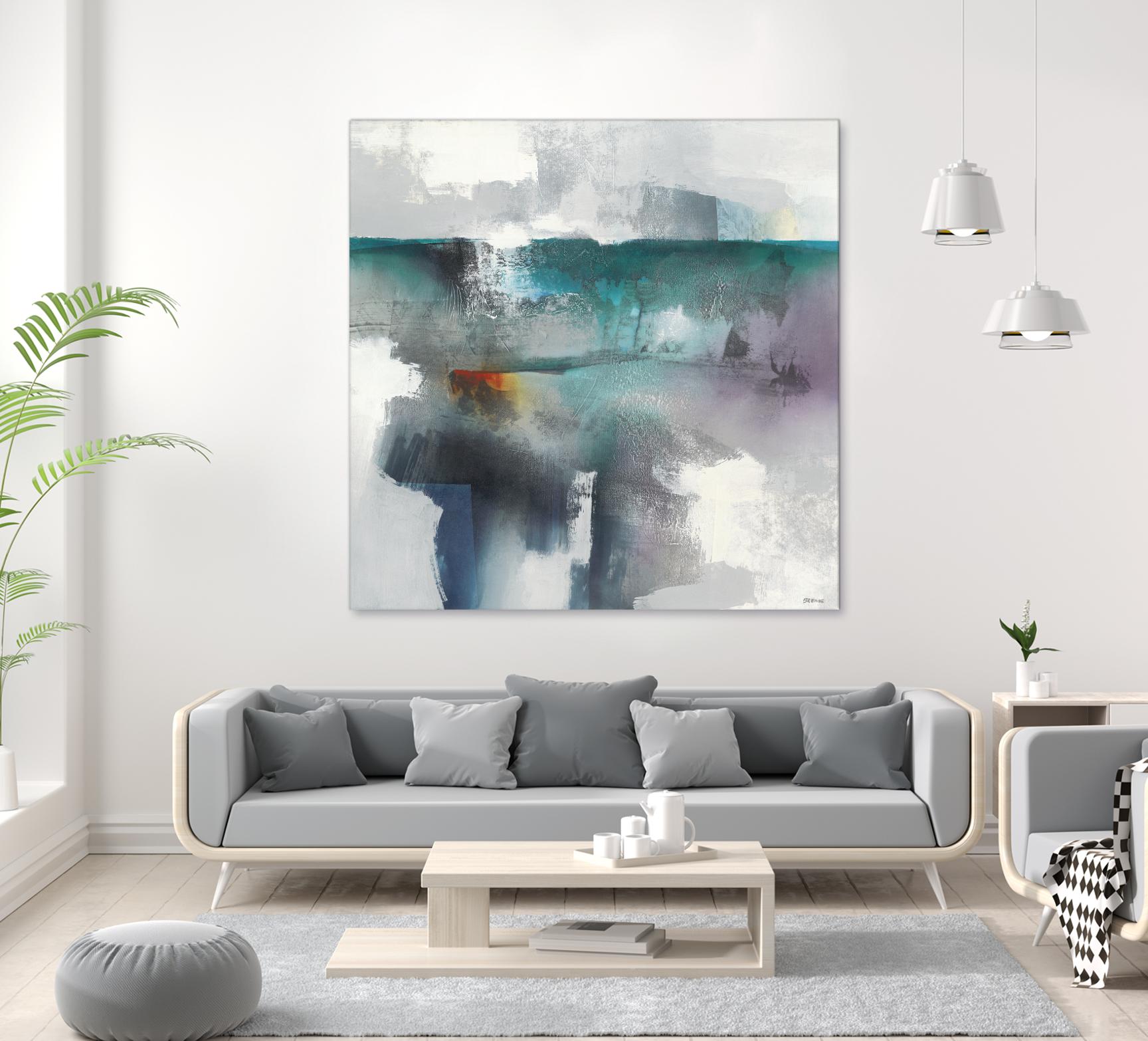 Subsurface I by Scott Brems on GIANT ART - blues organic shapes