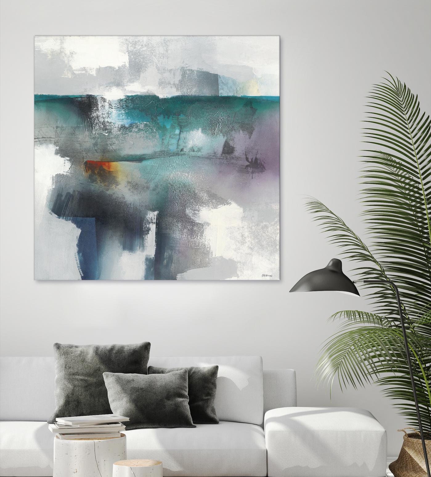 Subsurface I by Scott Brems on GIANT ART - blues organic shapes