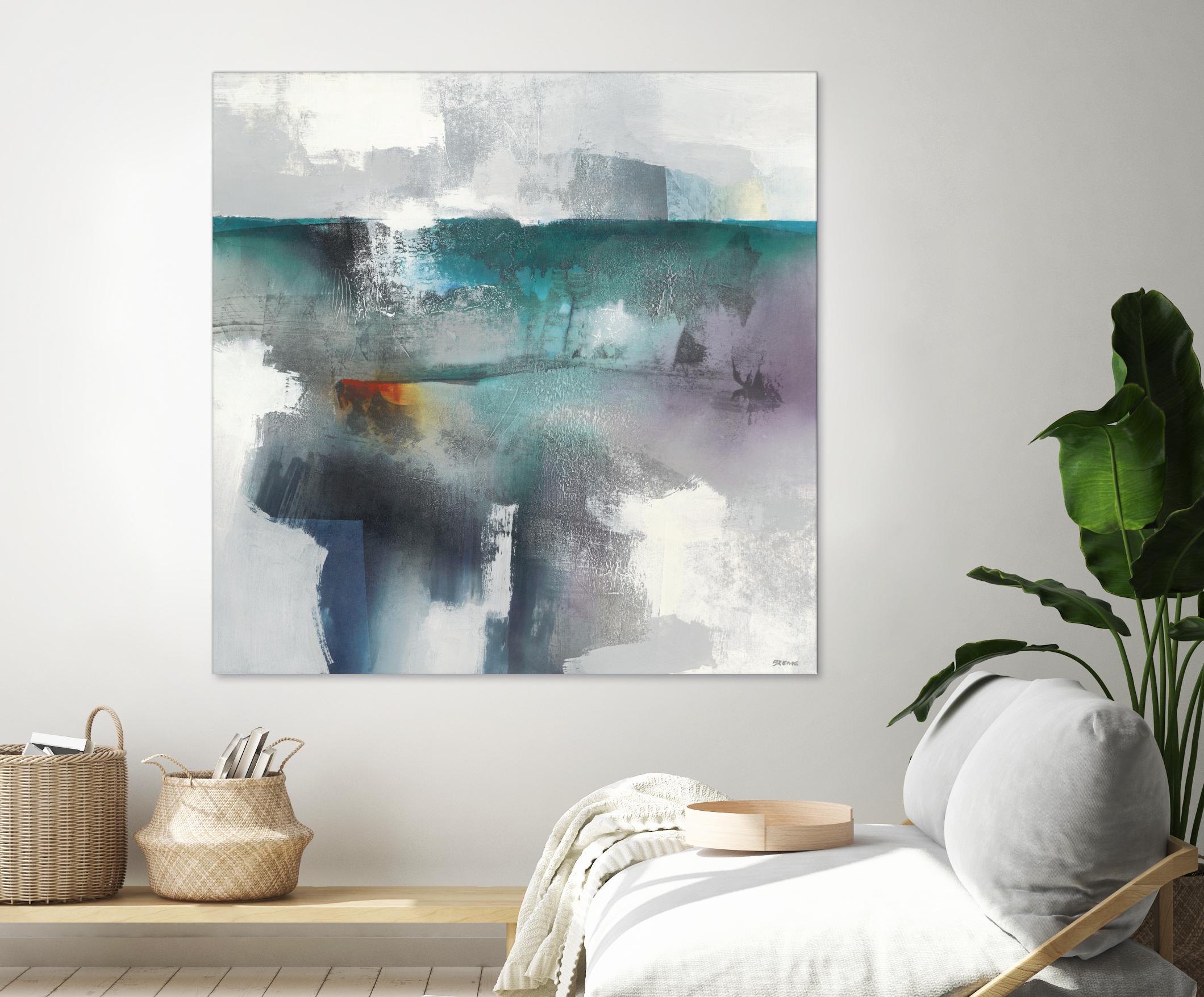 Subsurface I by Scott Brems on GIANT ART - blues organic shapes