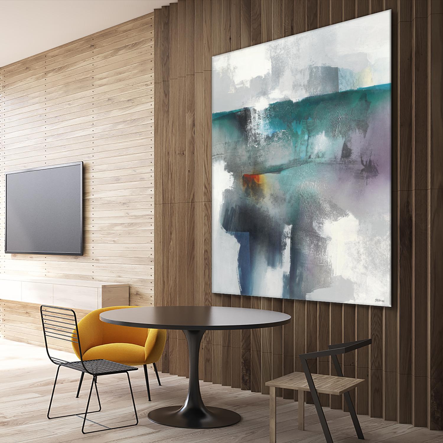 Subsurface I by Scott Brems on GIANT ART - blues organic shapes