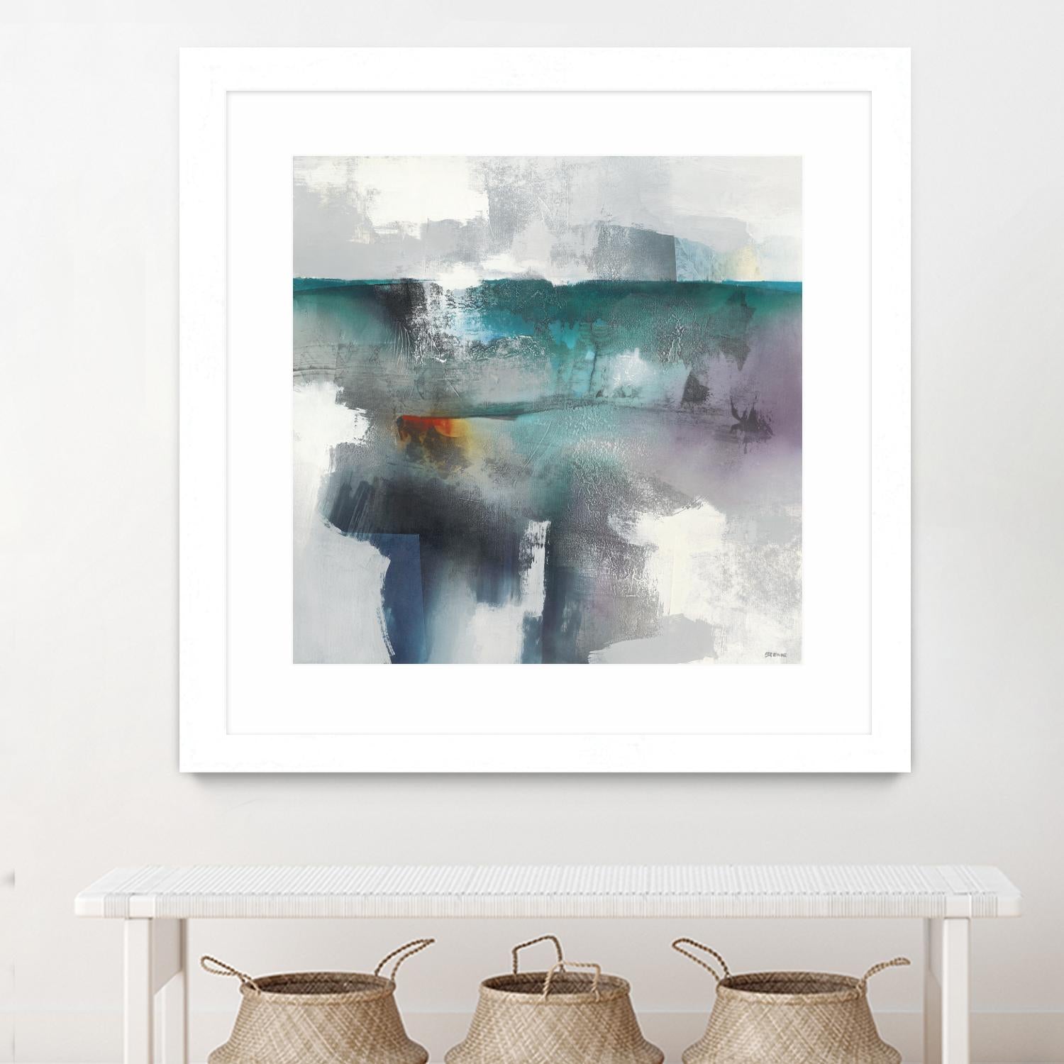 Subsurface I by Scott Brems on GIANT ART - blues organic shapes