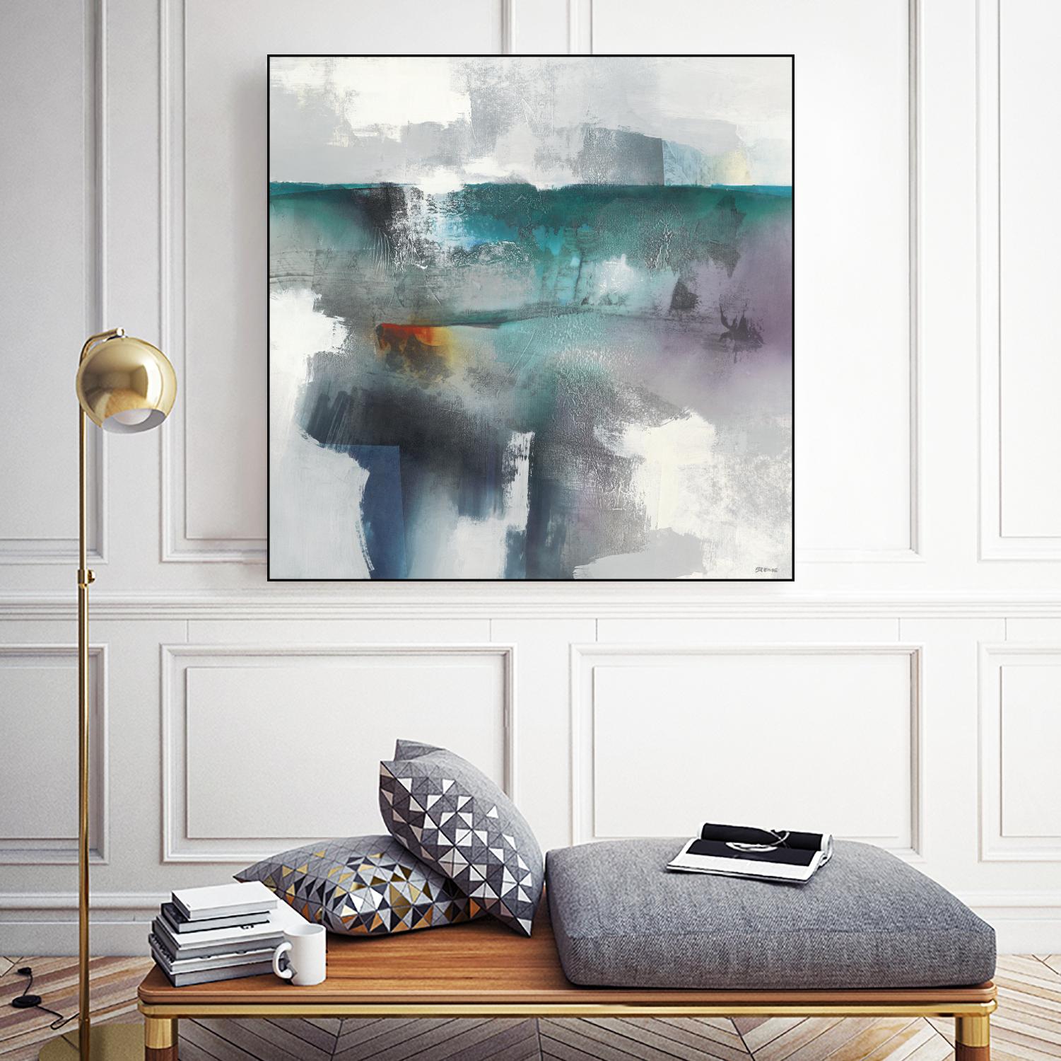 Subsurface I by Scott Brems on GIANT ART - blues organic shapes