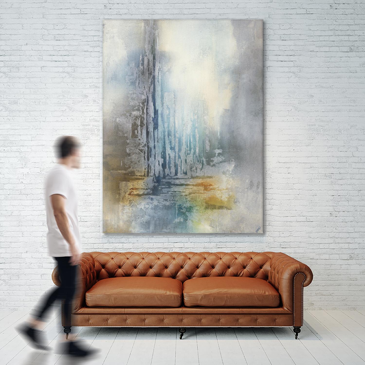 Rising Atmosphere by Scott Brems on GIANT ART - blues abstract