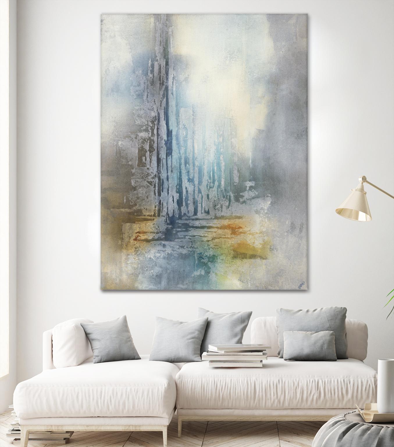 Rising Atmosphere by Scott Brems on GIANT ART - blues abstract