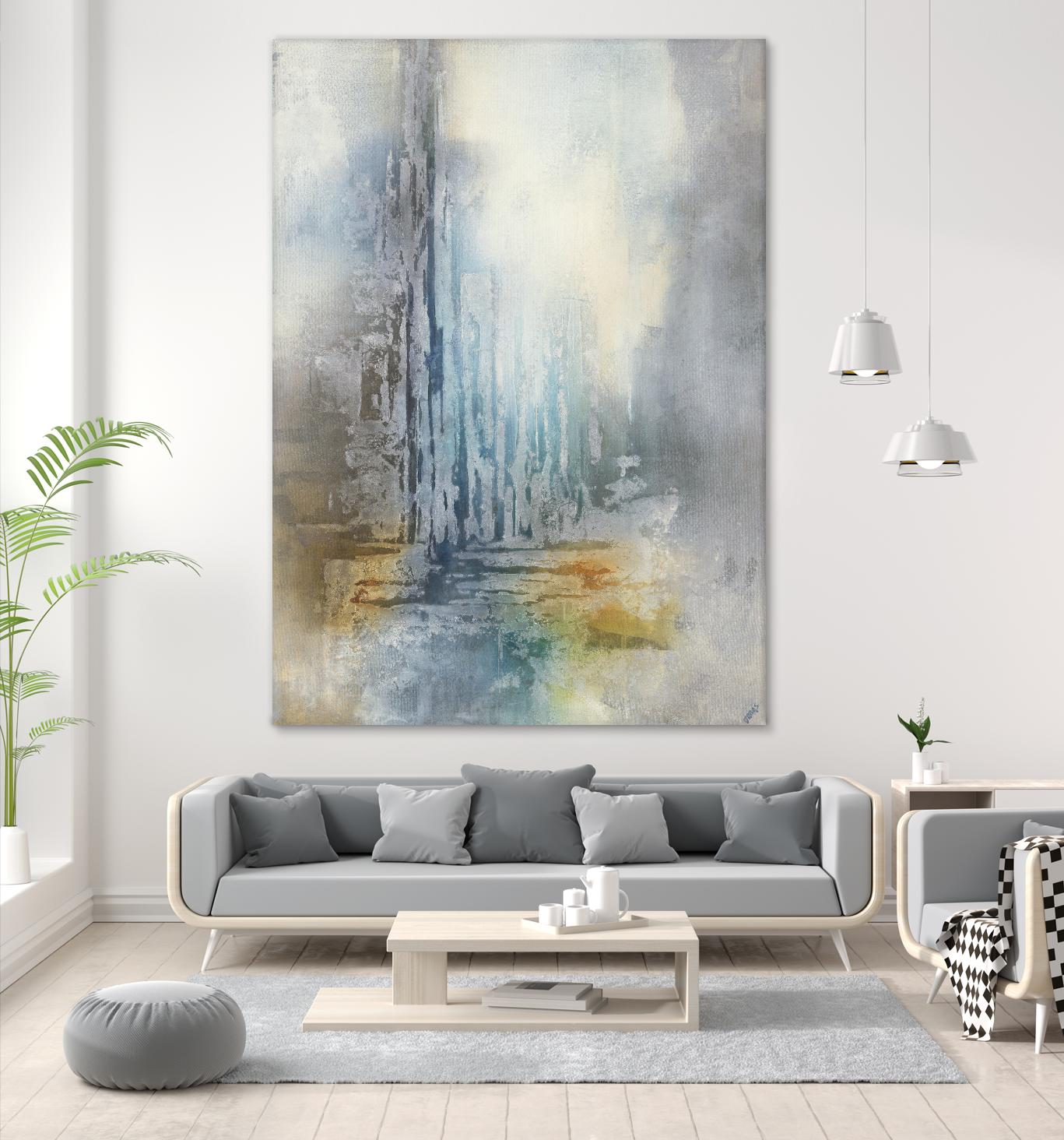 Rising Atmosphere by Scott Brems on GIANT ART - blues abstract