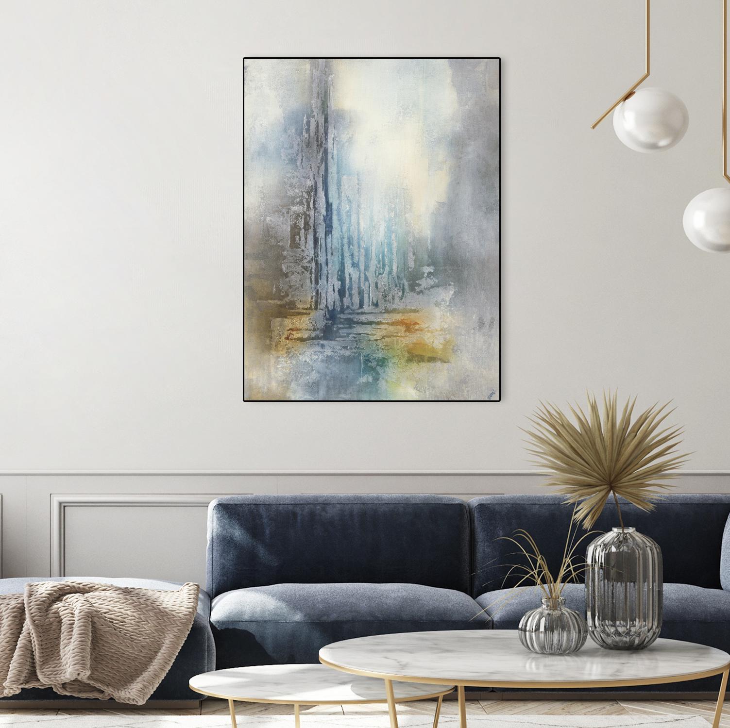 Rising Atmosphere by Scott Brems on GIANT ART - blues abstract