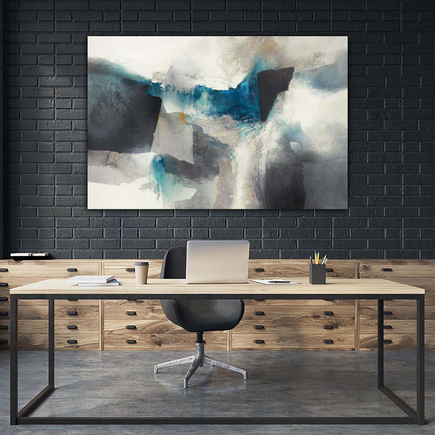 Blue Hydro by Scott Brems on GIANT ART - blues abstract