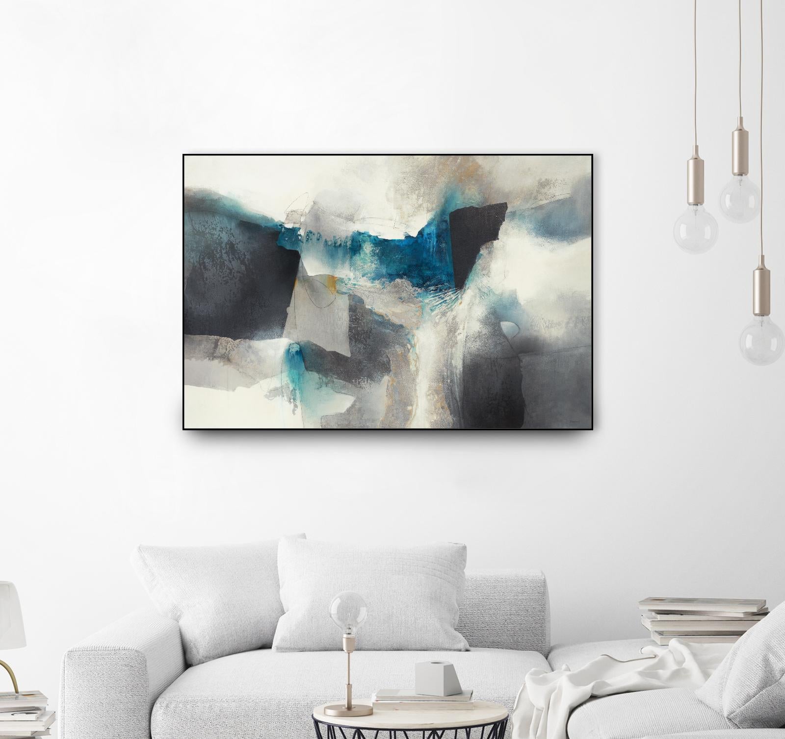 Blue Hydro by Scott Brems on GIANT ART - blues abstract