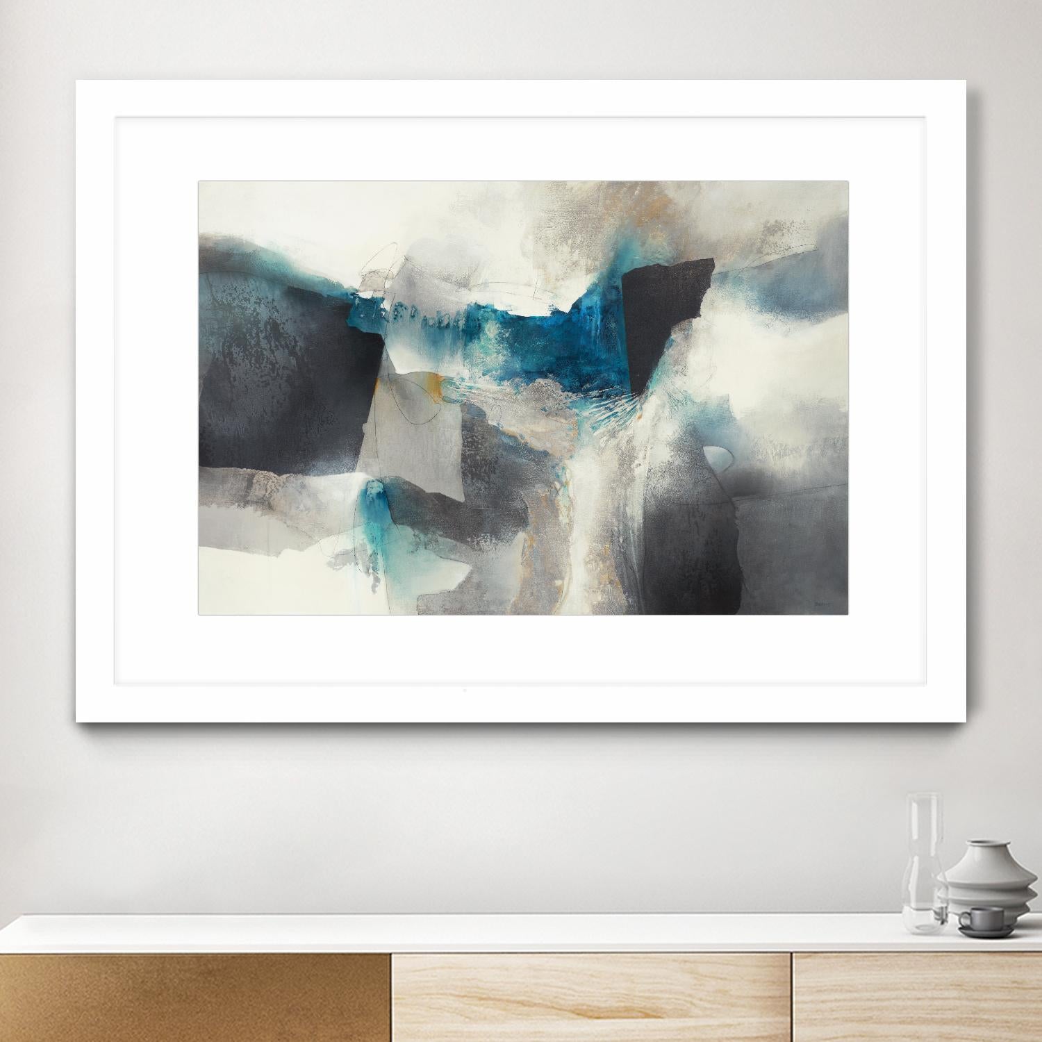 Blue Hydro by Scott Brems on GIANT ART - blues abstract