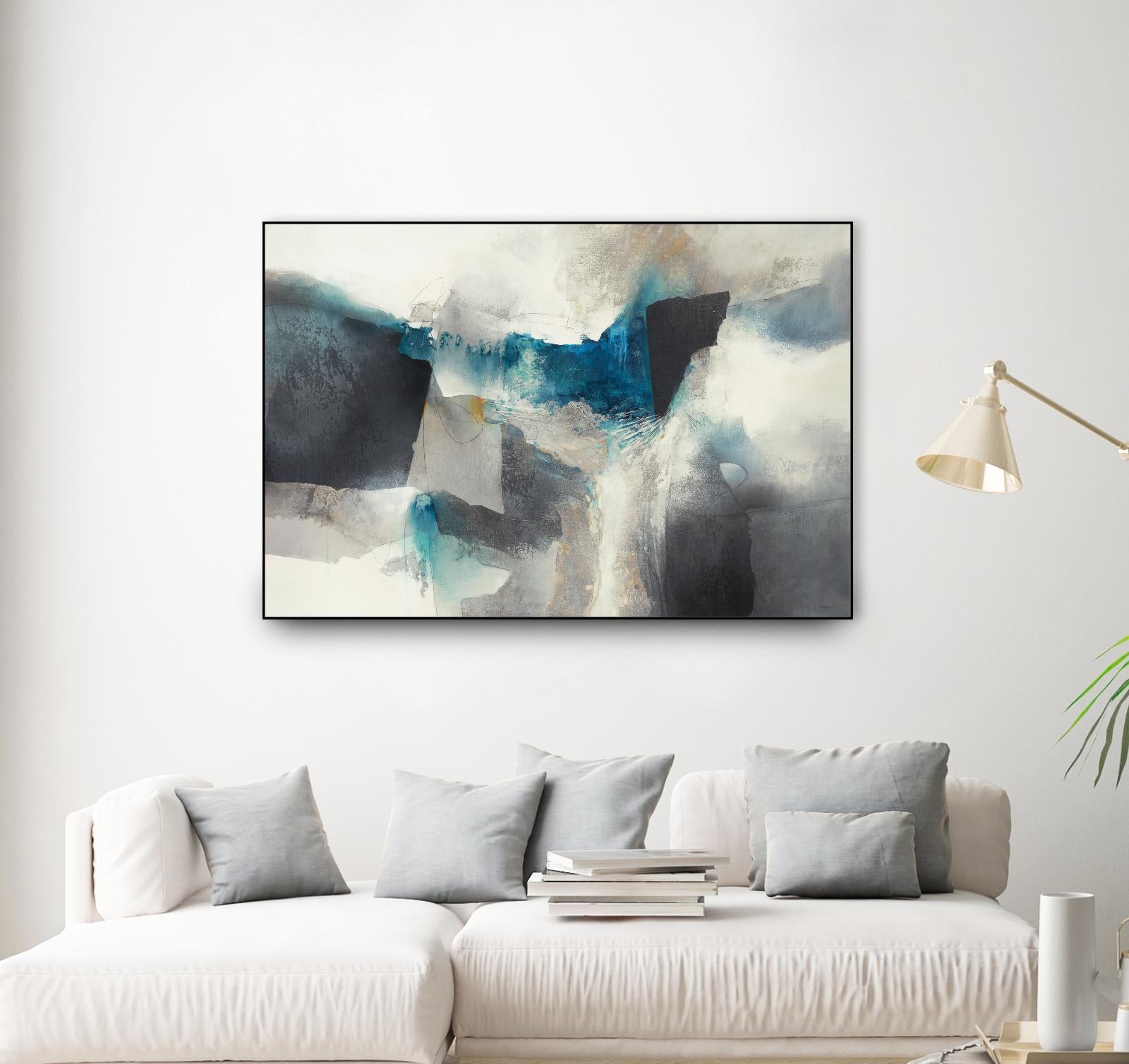 Blue Hydro by Scott Brems on GIANT ART - blues abstract