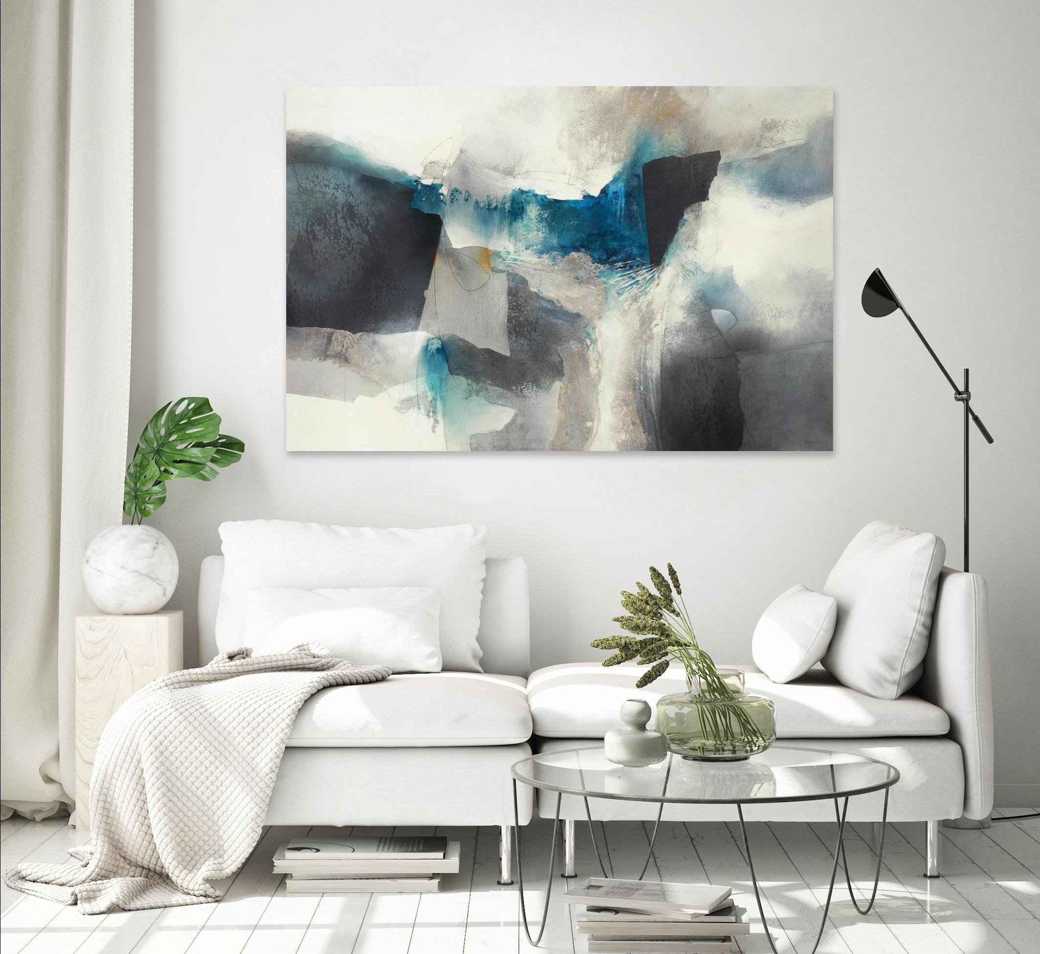 Blue Hydro by Scott Brems on GIANT ART - blues abstract