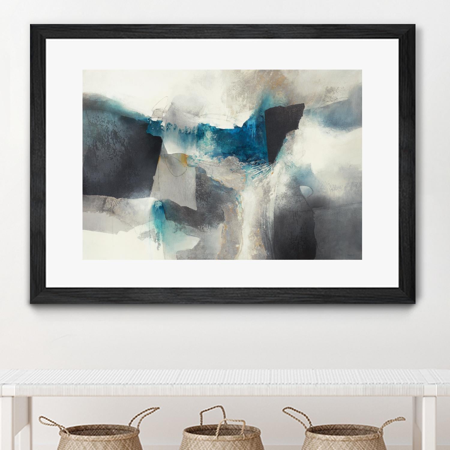 Blue Hydro by Scott Brems on GIANT ART - blues abstract