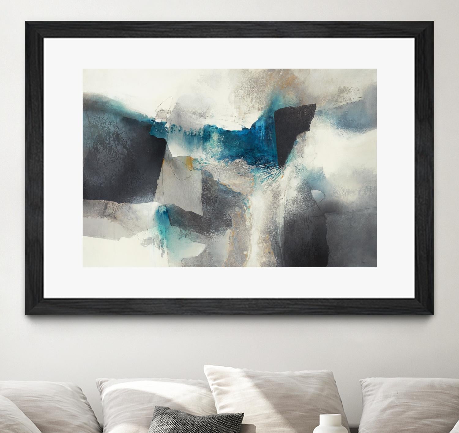 Blue Hydro by Scott Brems on GIANT ART - blues abstract