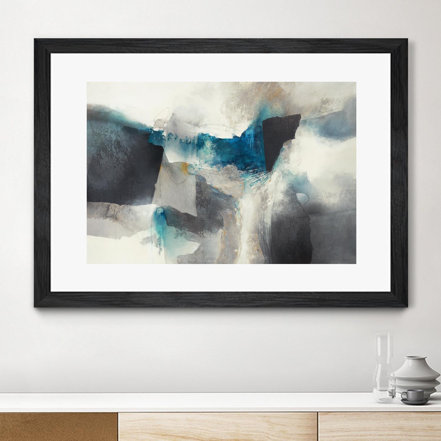 Blue Hydro by Scott Brems on GIANT ART - blues abstract