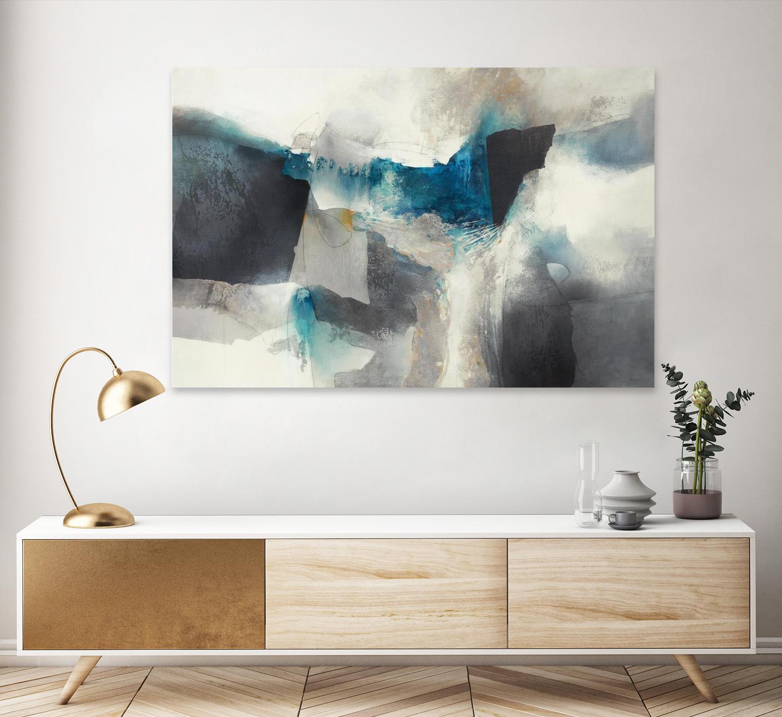 Blue Hydro by Scott Brems on GIANT ART - blues abstract