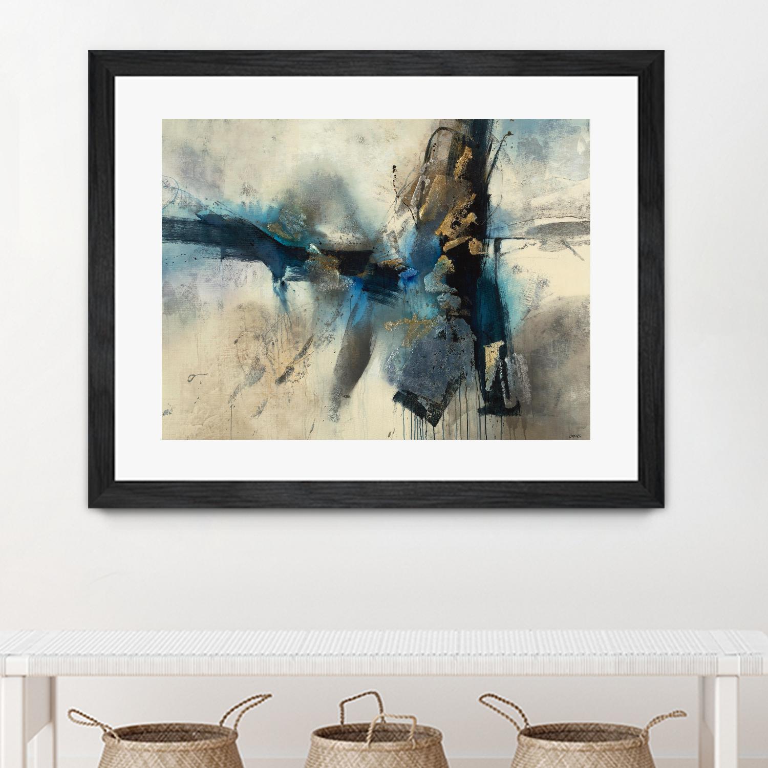 Smash by Scott Brems on GIANT ART - blues abstract creams