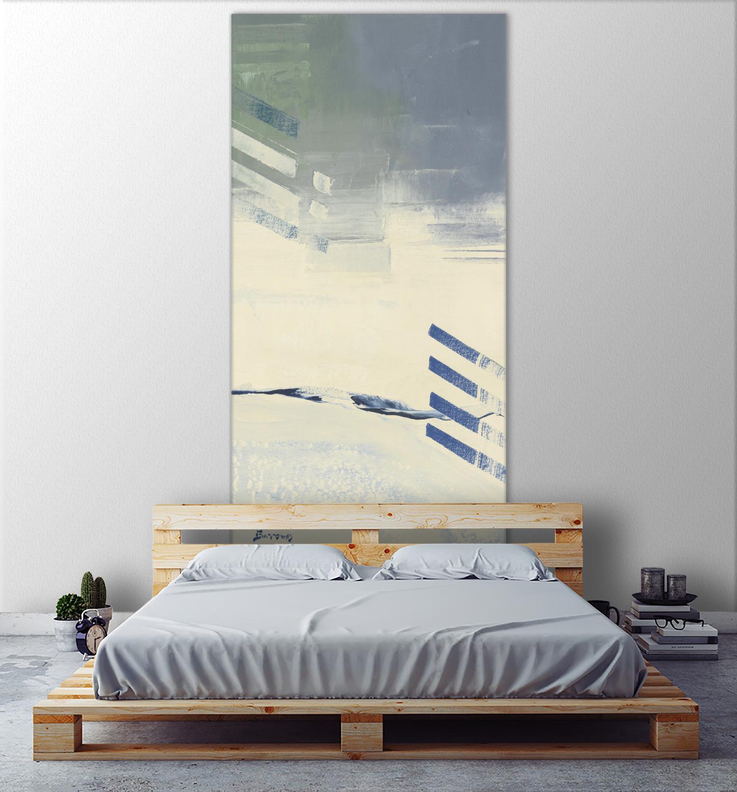 Incoming II by John Burrows on GIANT ART - pale tints abstract