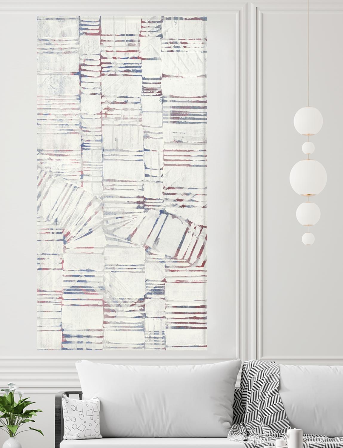 Intersection by John Burrows on GIANT ART - whites & creams geometric shapes