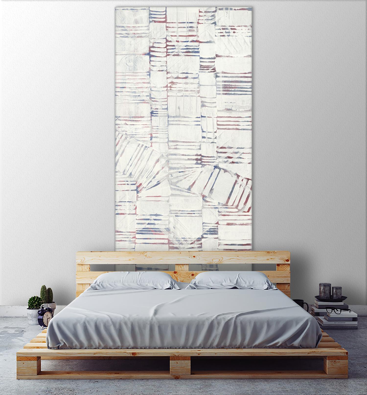 Intersection by John Burrows on GIANT ART - whites & creams geometric shapes