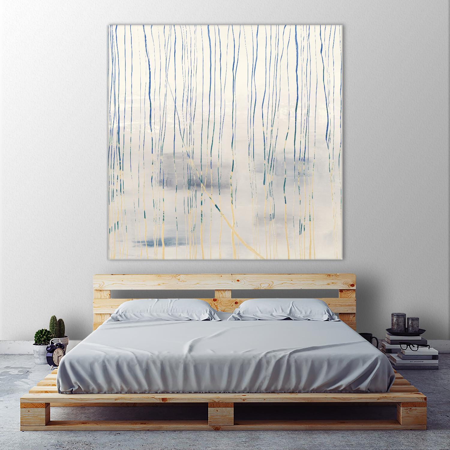 Outlier V4 by John Burrows on GIANT ART - blues abstract