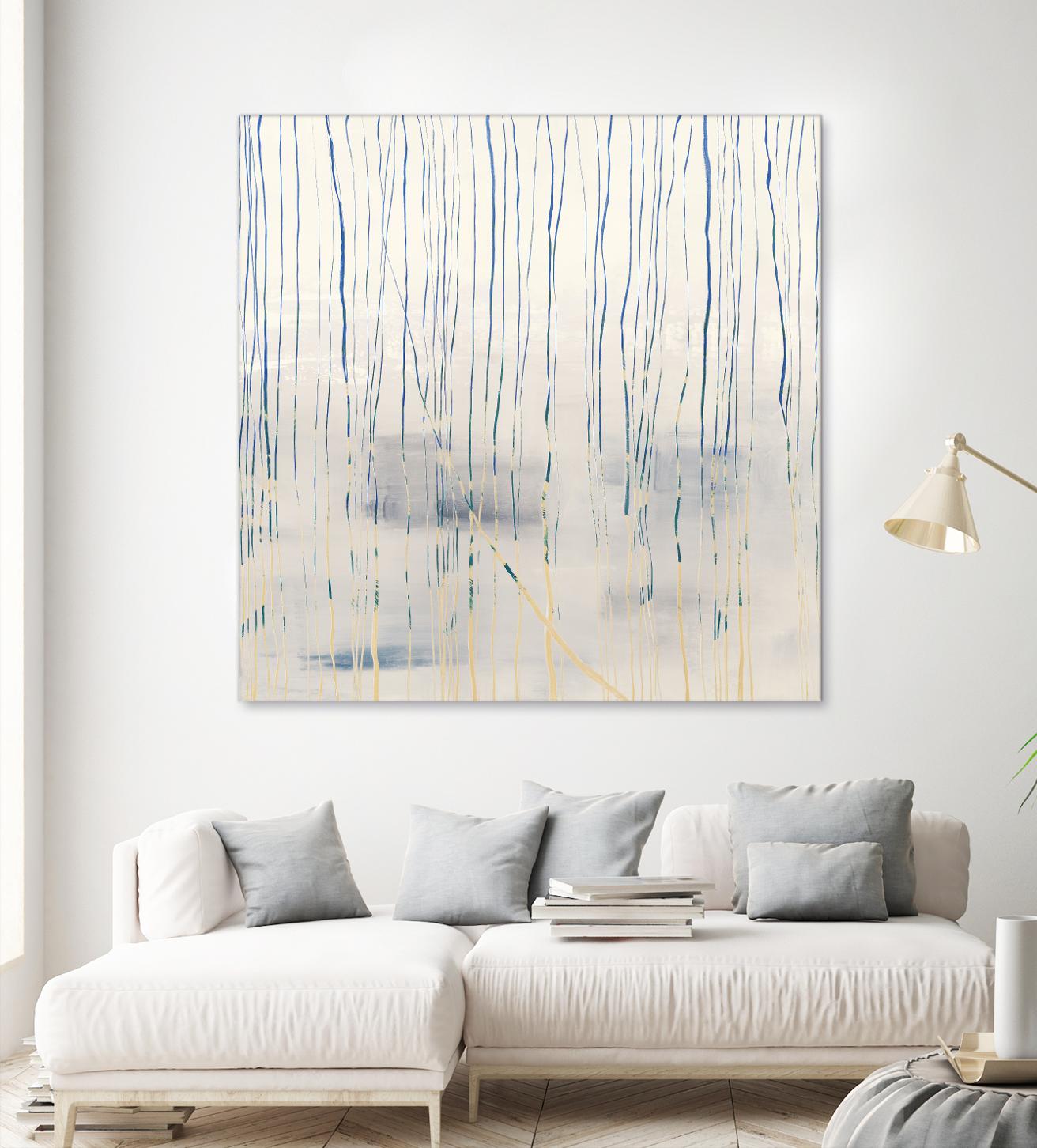 Outlier V4 by John Burrows on GIANT ART - blues abstract