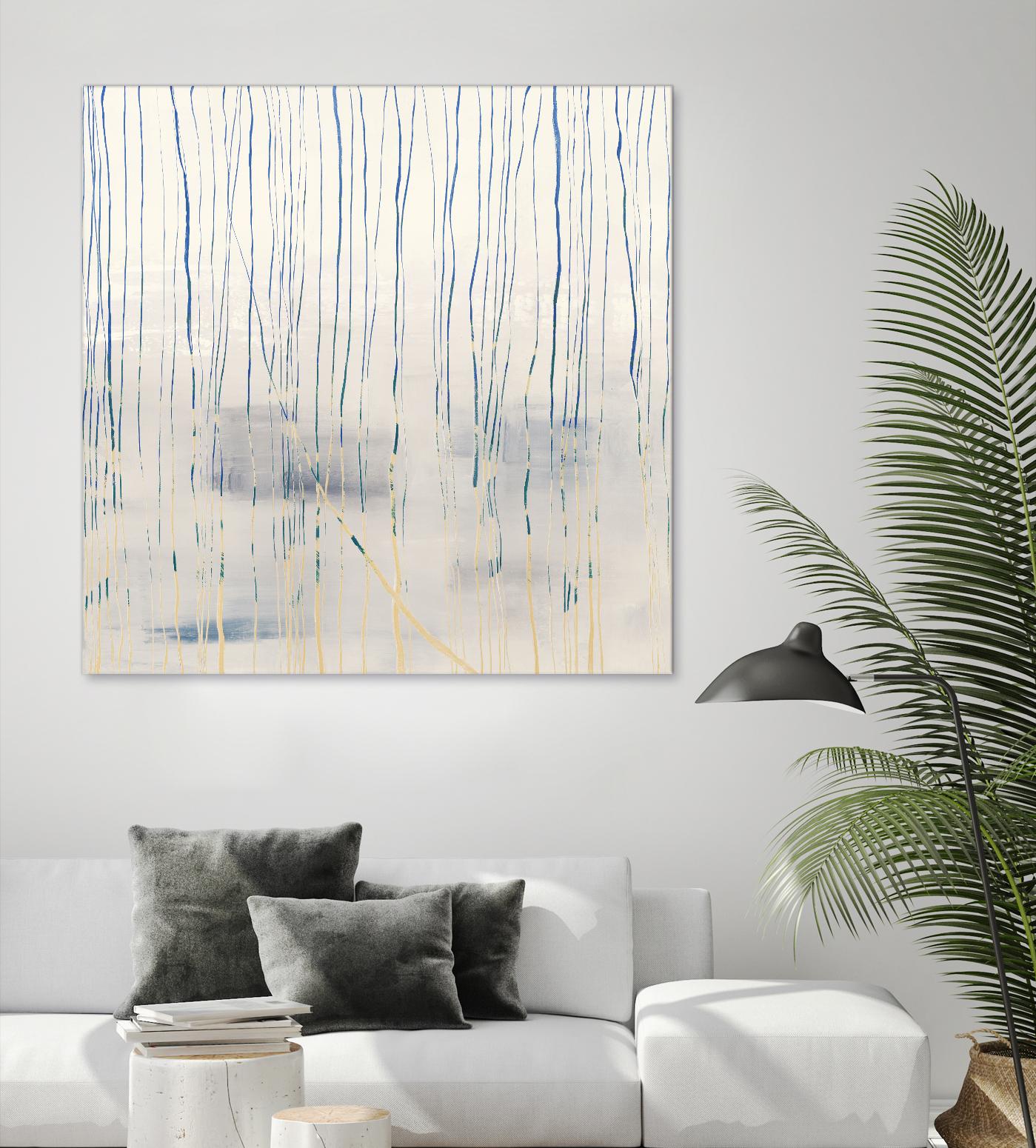 Outlier V4 by John Burrows on GIANT ART - blues abstract