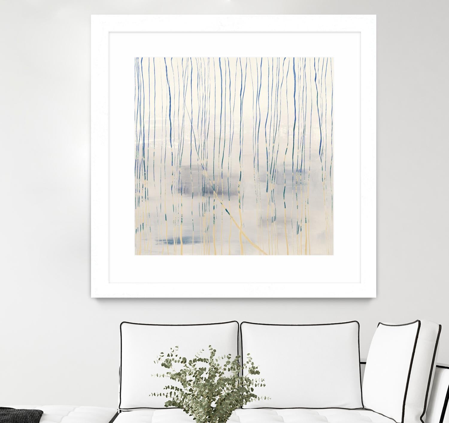 Outlier V4 by John Burrows on GIANT ART - blues abstract