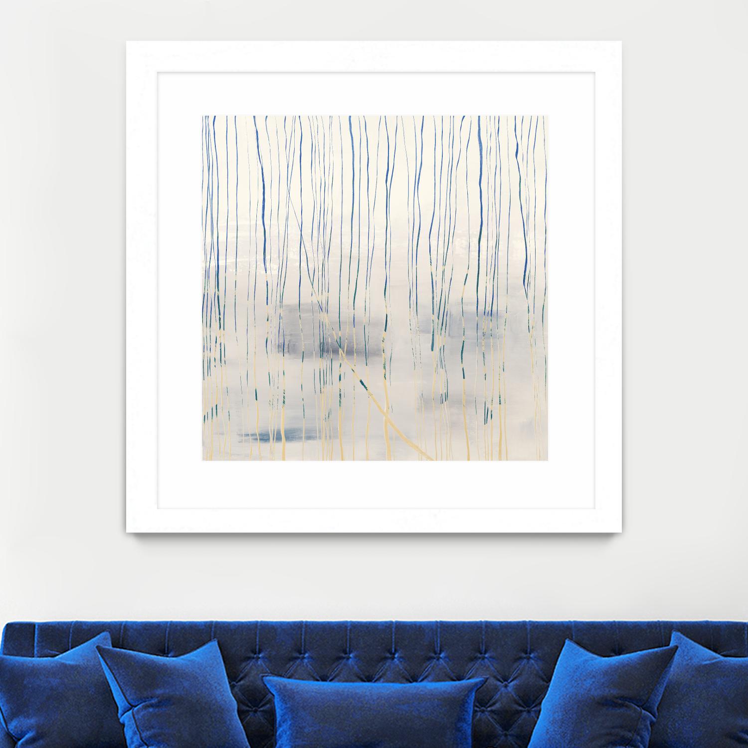 Outlier V4 by John Burrows on GIANT ART - blues abstract