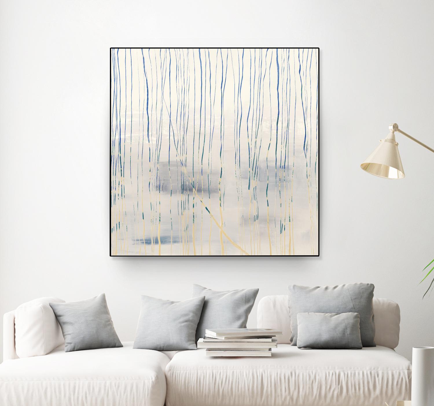 Outlier V4 by John Burrows on GIANT ART - blues abstract