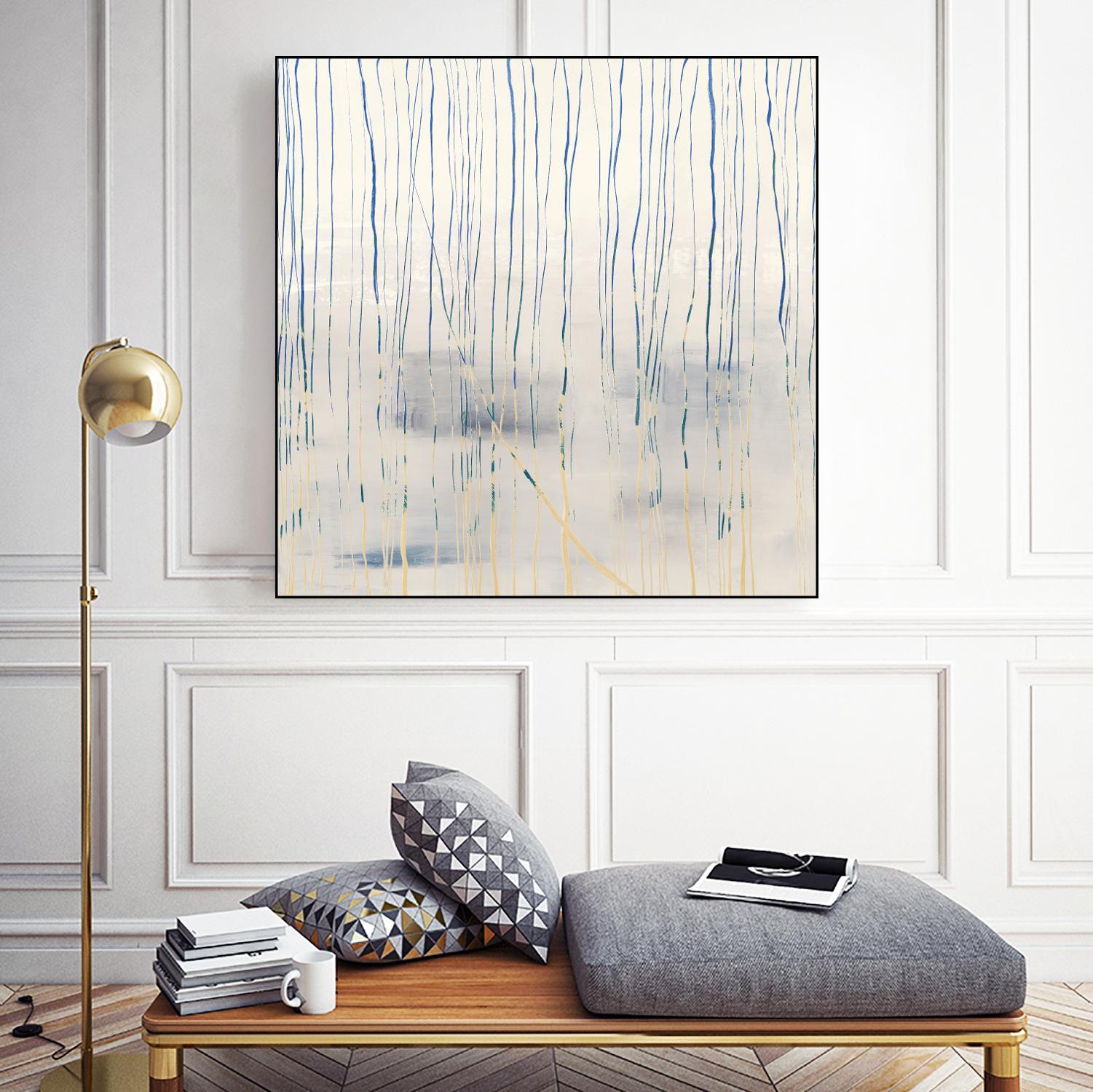 Outlier V4 by John Burrows on GIANT ART - blues abstract