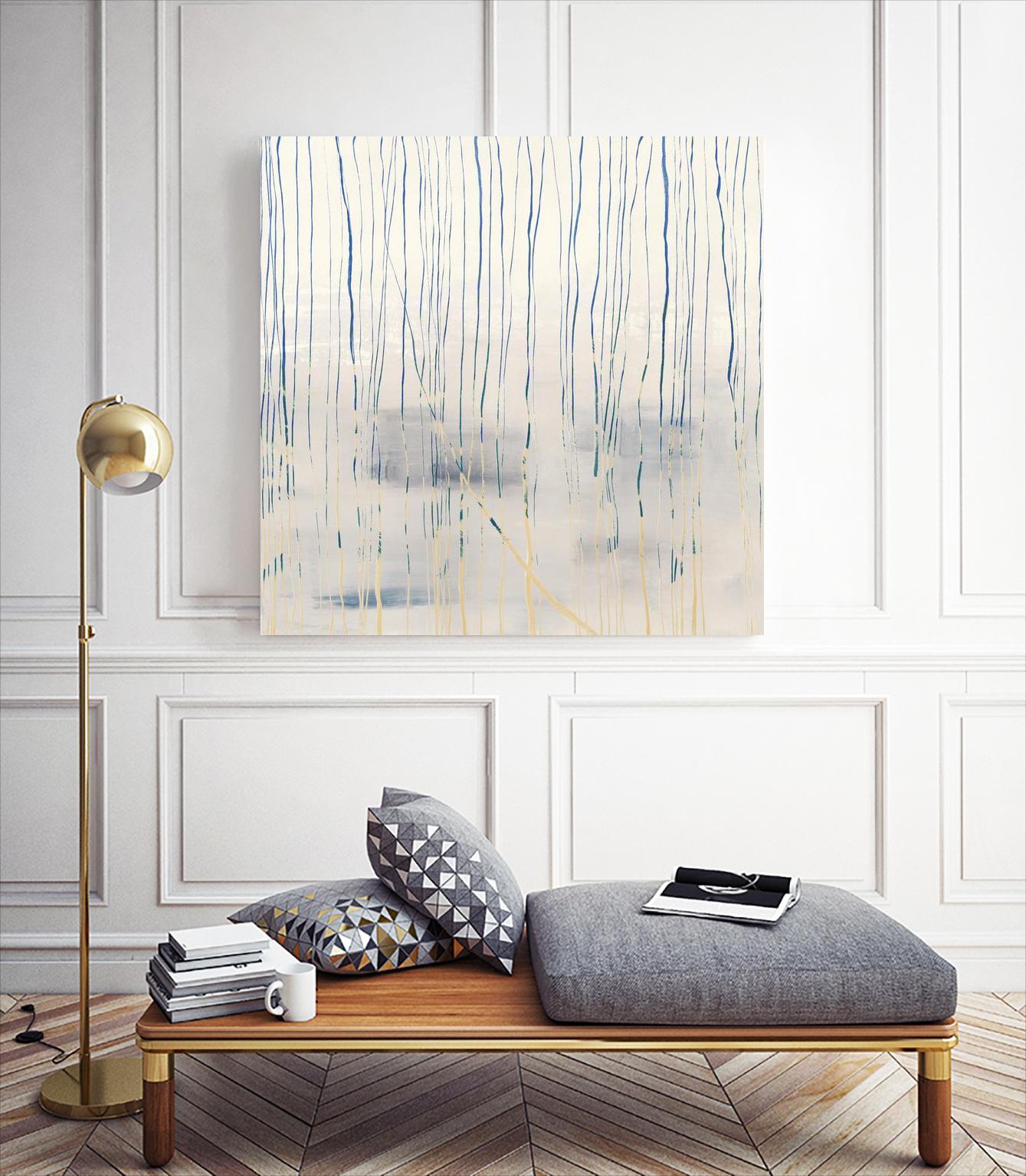 Outlier V4 by John Burrows on GIANT ART - blues abstract