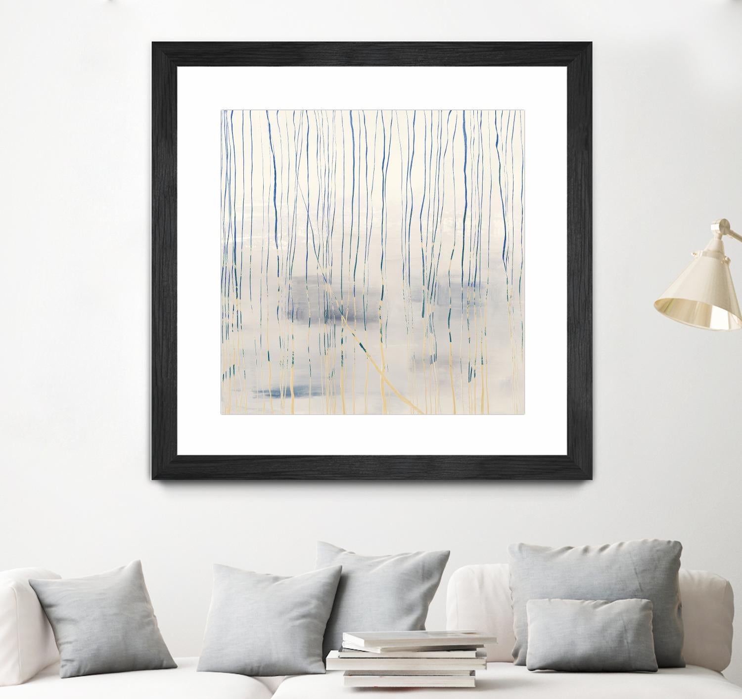 Outlier V4 by John Burrows on GIANT ART - blues abstract