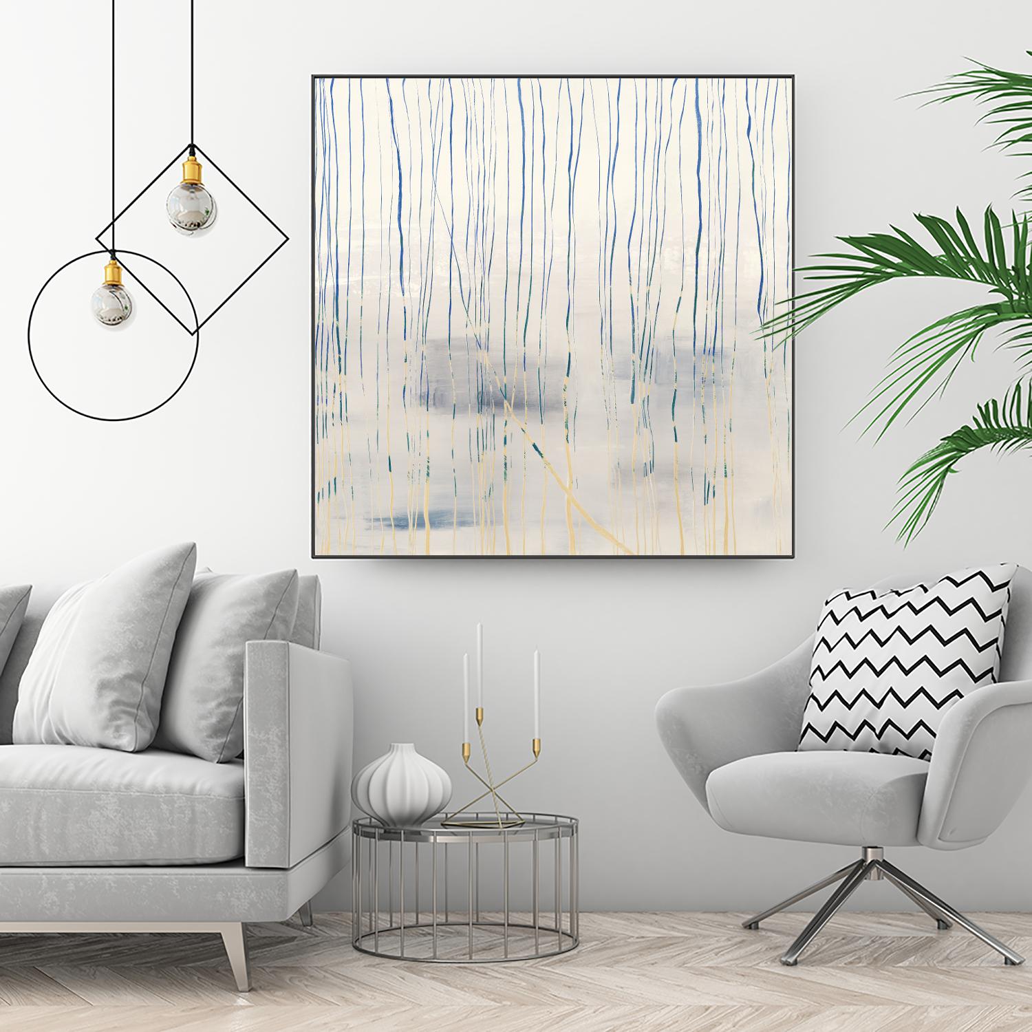 Outlier V4 by John Burrows on GIANT ART - blues abstract