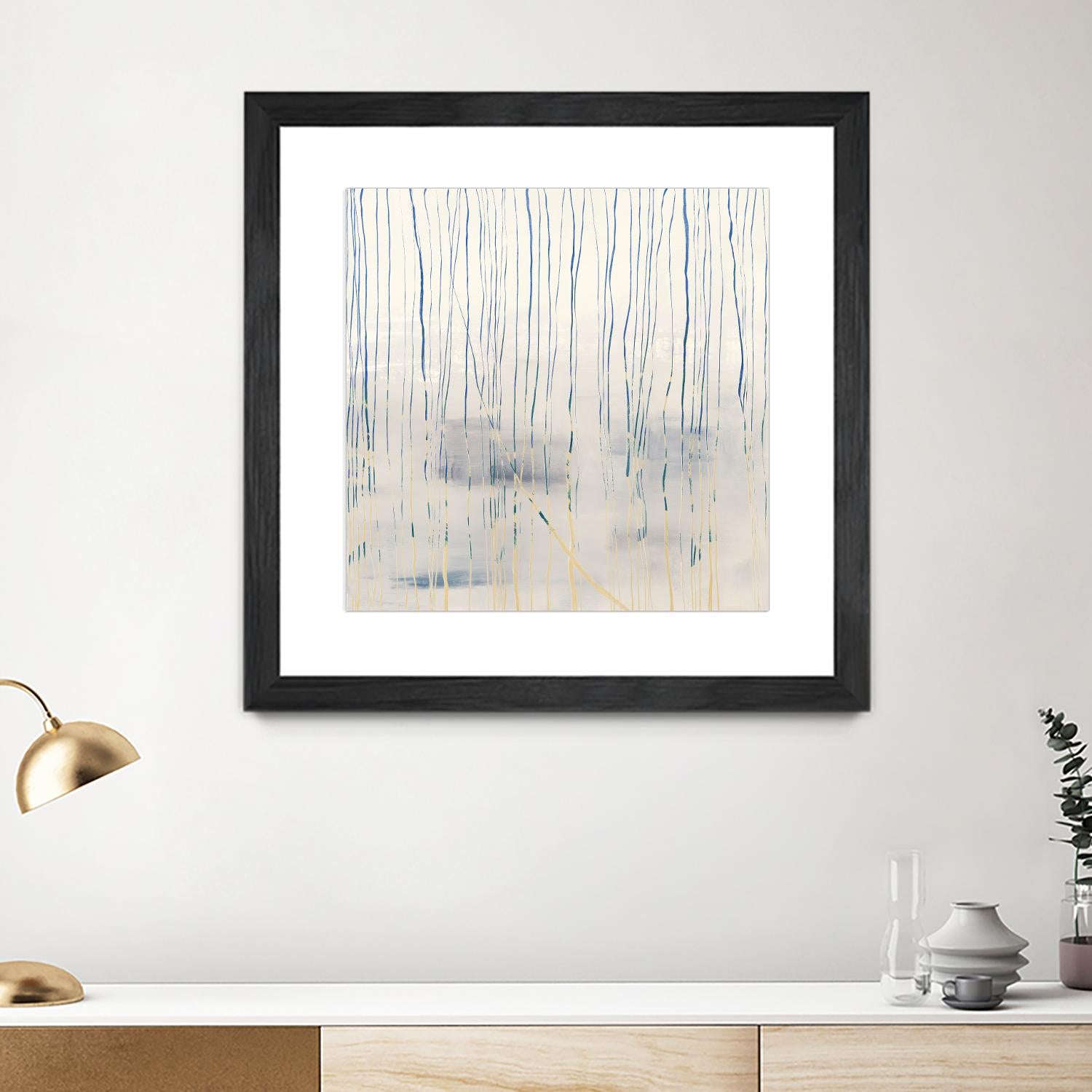 Outlier V4 by John Burrows on GIANT ART - blues abstract