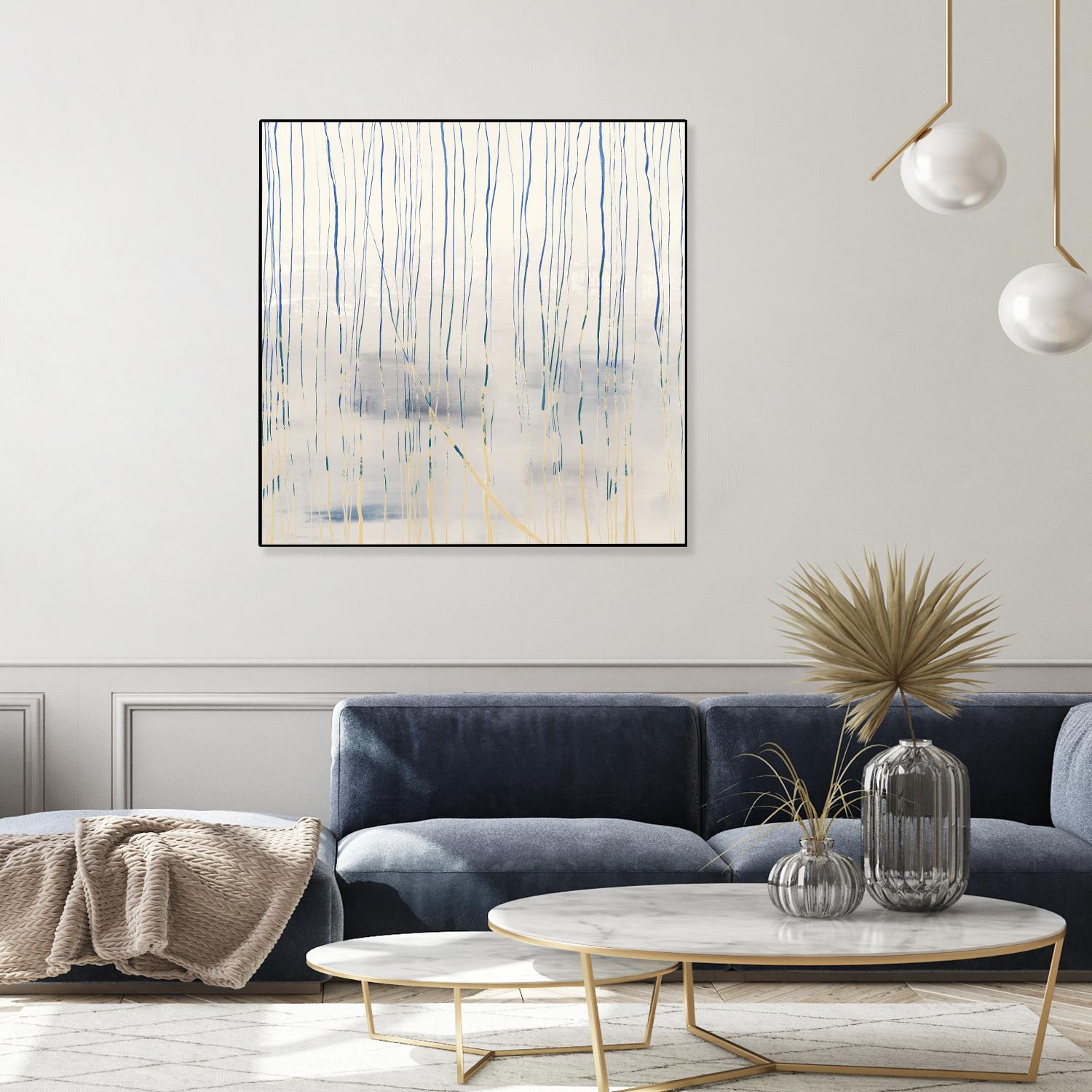 Outlier V4 by John Burrows on GIANT ART - blues abstract