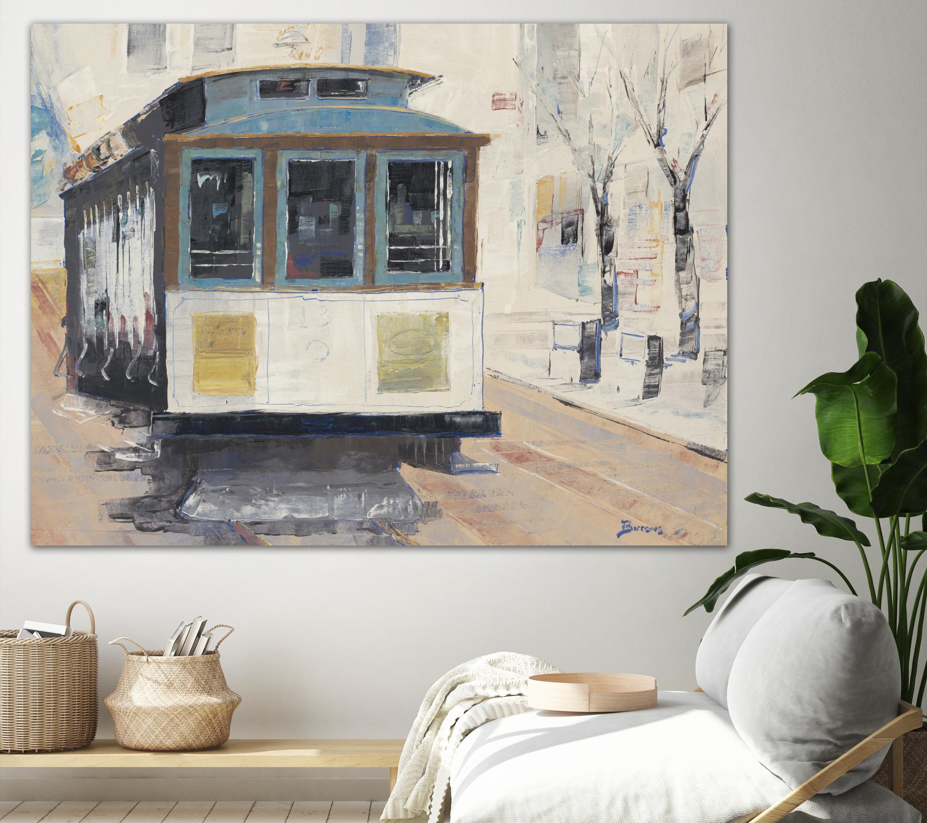 Cable Town by John Burrows on GIANT ART - neutrals cityscapes