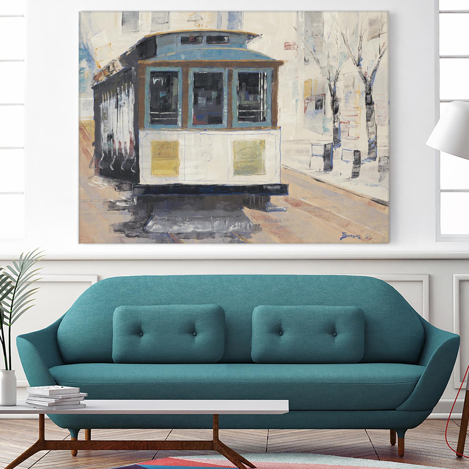 Cable Town by John Burrows on GIANT ART - neutrals cityscapes