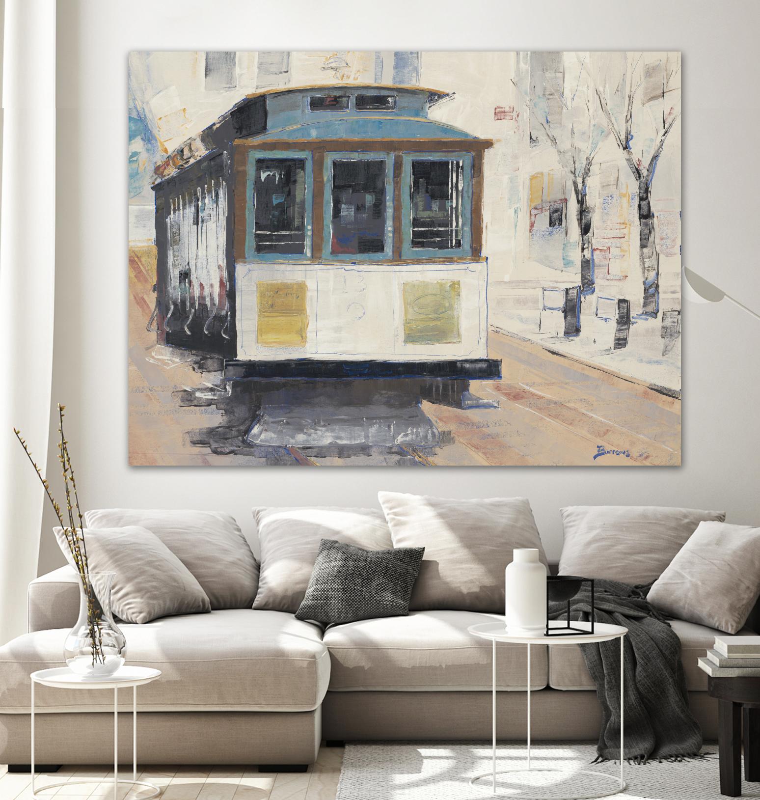 Cable Town by John Burrows on GIANT ART - neutrals cityscapes