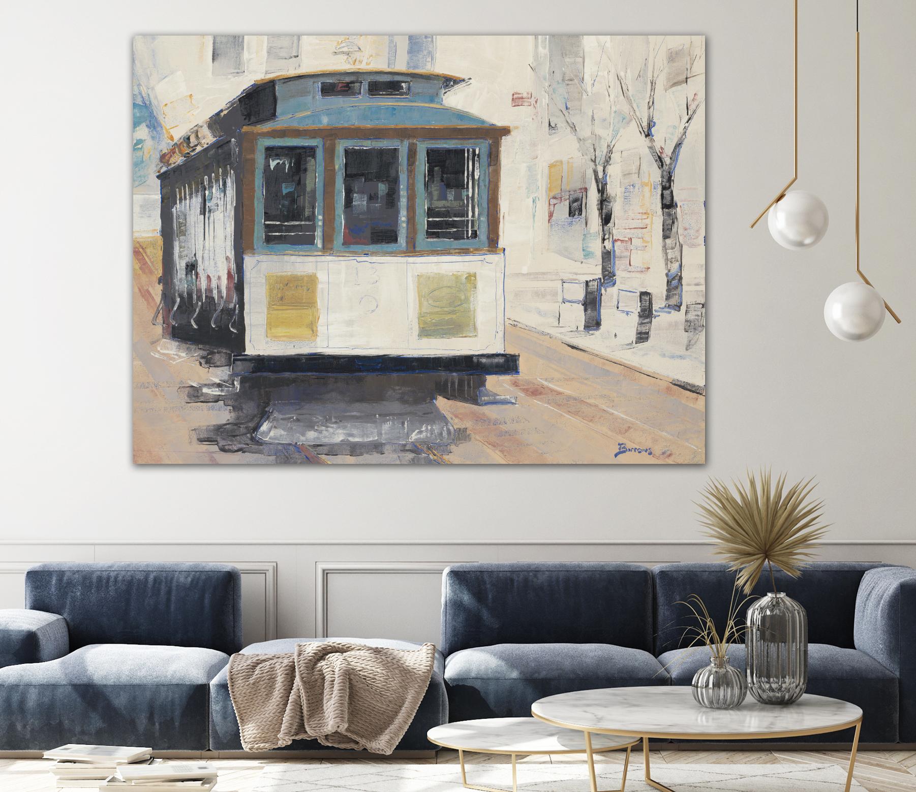 Cable Town by John Burrows on GIANT ART - neutrals cityscapes