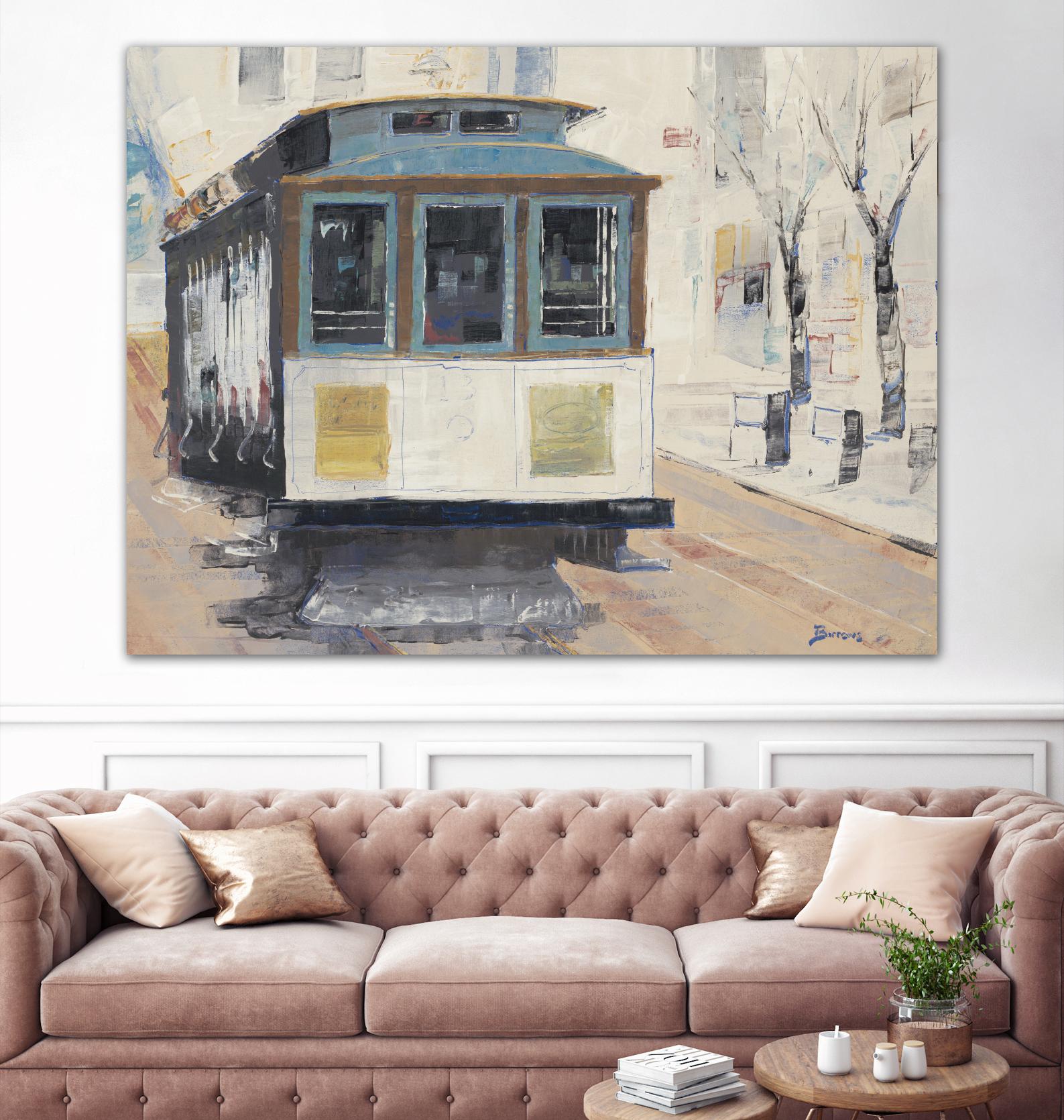 Cable Town by John Burrows on GIANT ART - neutrals cityscapes